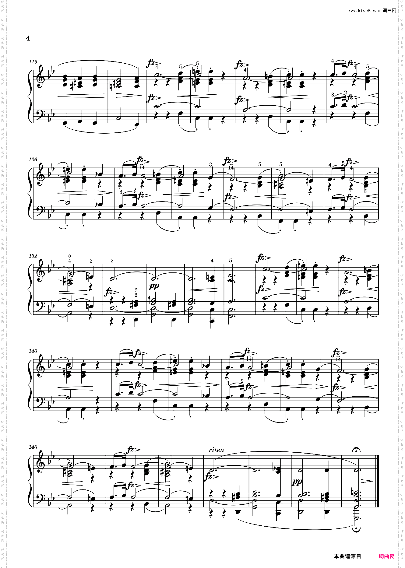肖邦g小调夜曲 Nocturne Op· 15 No· 3