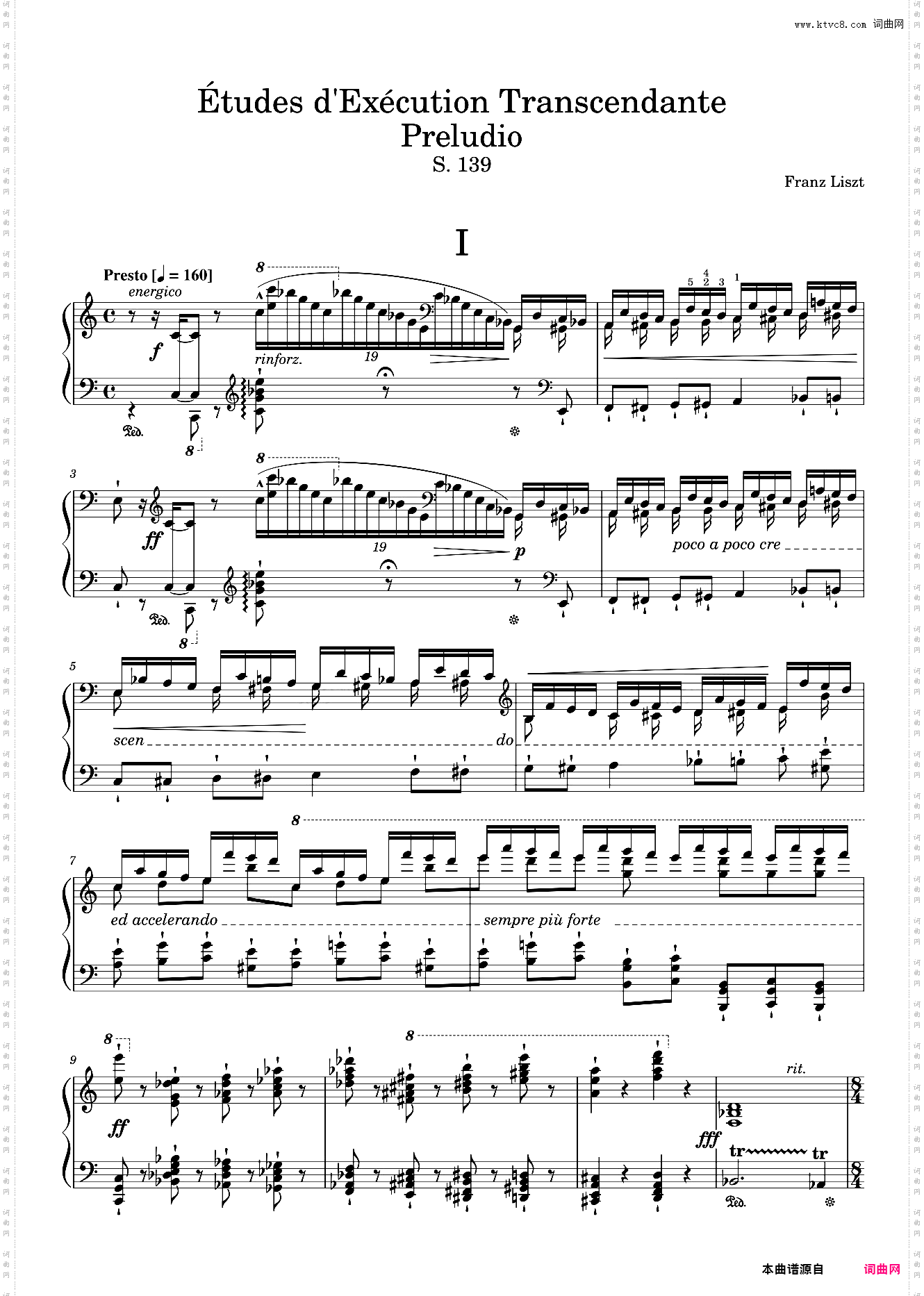 Transcendental étude No· 1 Preludio