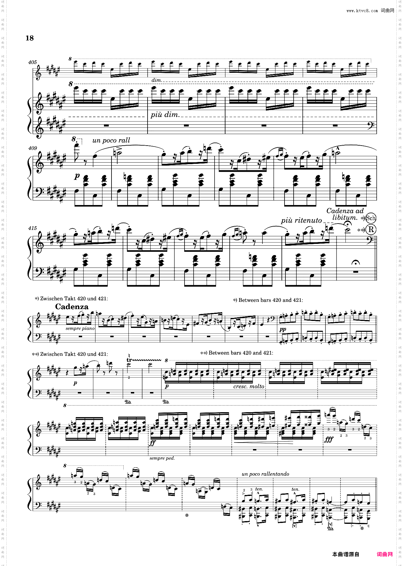 匈牙利狂想曲第二首Hungarian Rhapsody No· 2