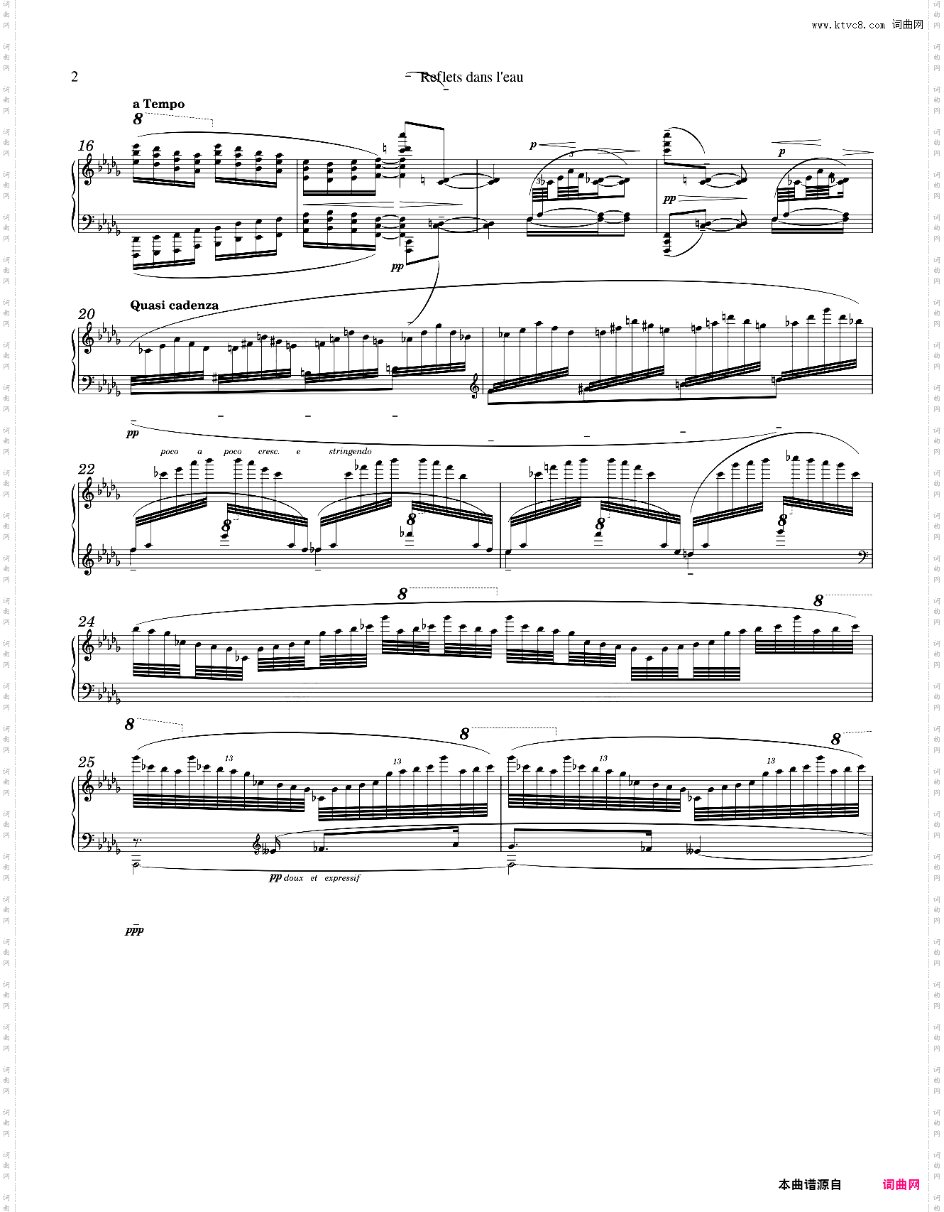 Debussy - Images: Reflets dans leau