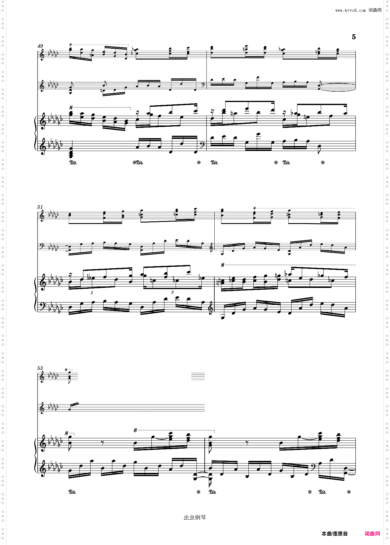 Godowsky - Study in G-flat major after Chopin's op·10 no·5 and op·25 no·9