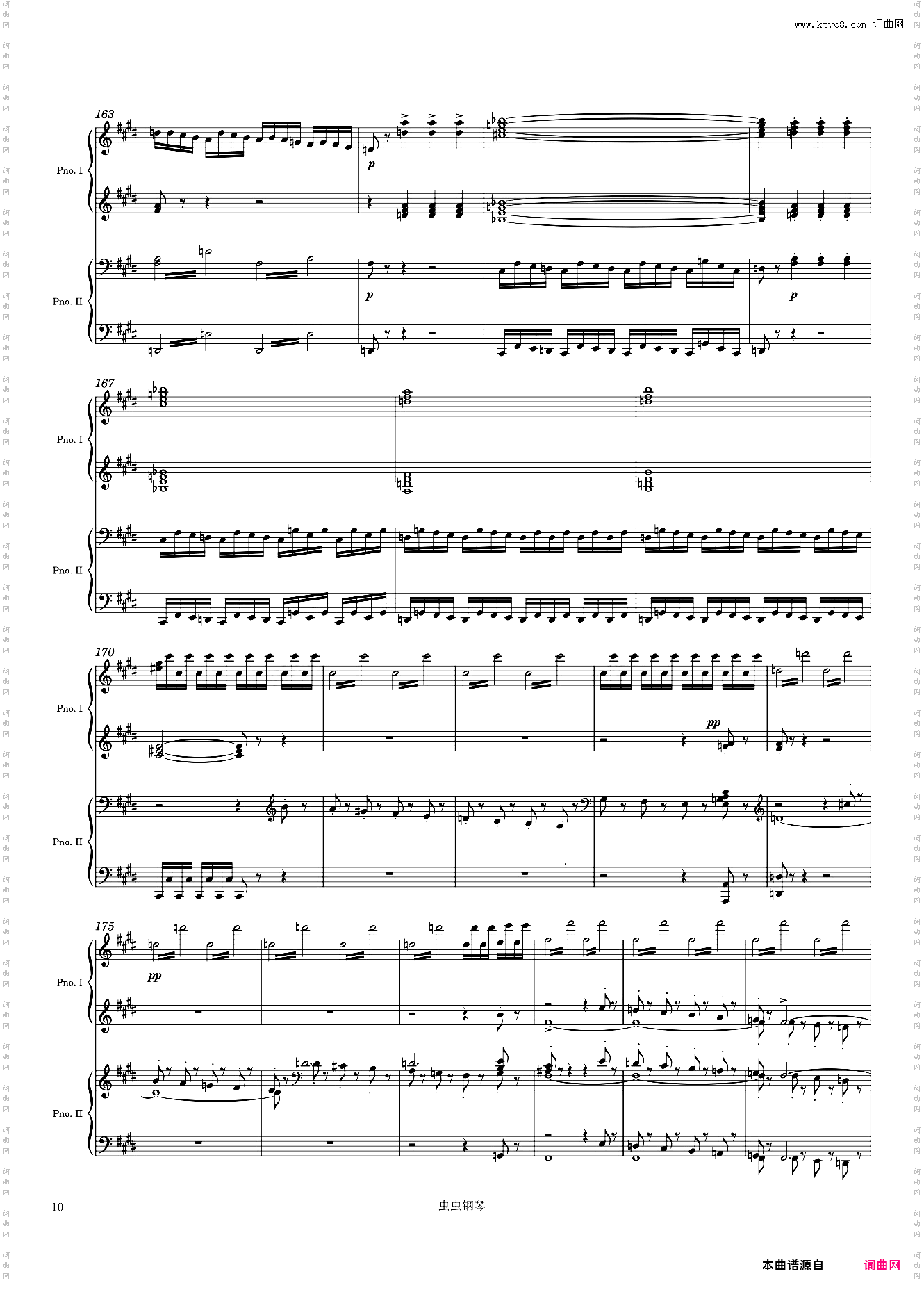 Mendelssohn Overture from A Midsummer's Night Dream Incidental Music, Op· 61, Arr· for 2 pianos