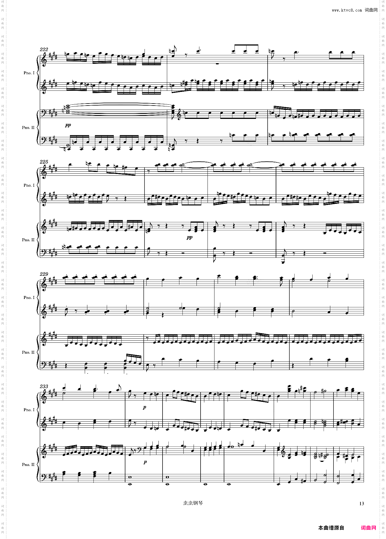 Mendelssohn Overture from A Midsummer's Night Dream Incidental Music, Op· 61, Arr· for 2 pianos