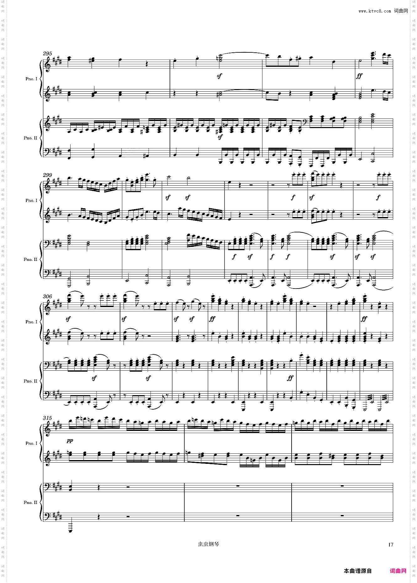 Mendelssohn Overture from A Midsummer's Night Dream Incidental Music, Op· 61, Arr· for 2 pianos