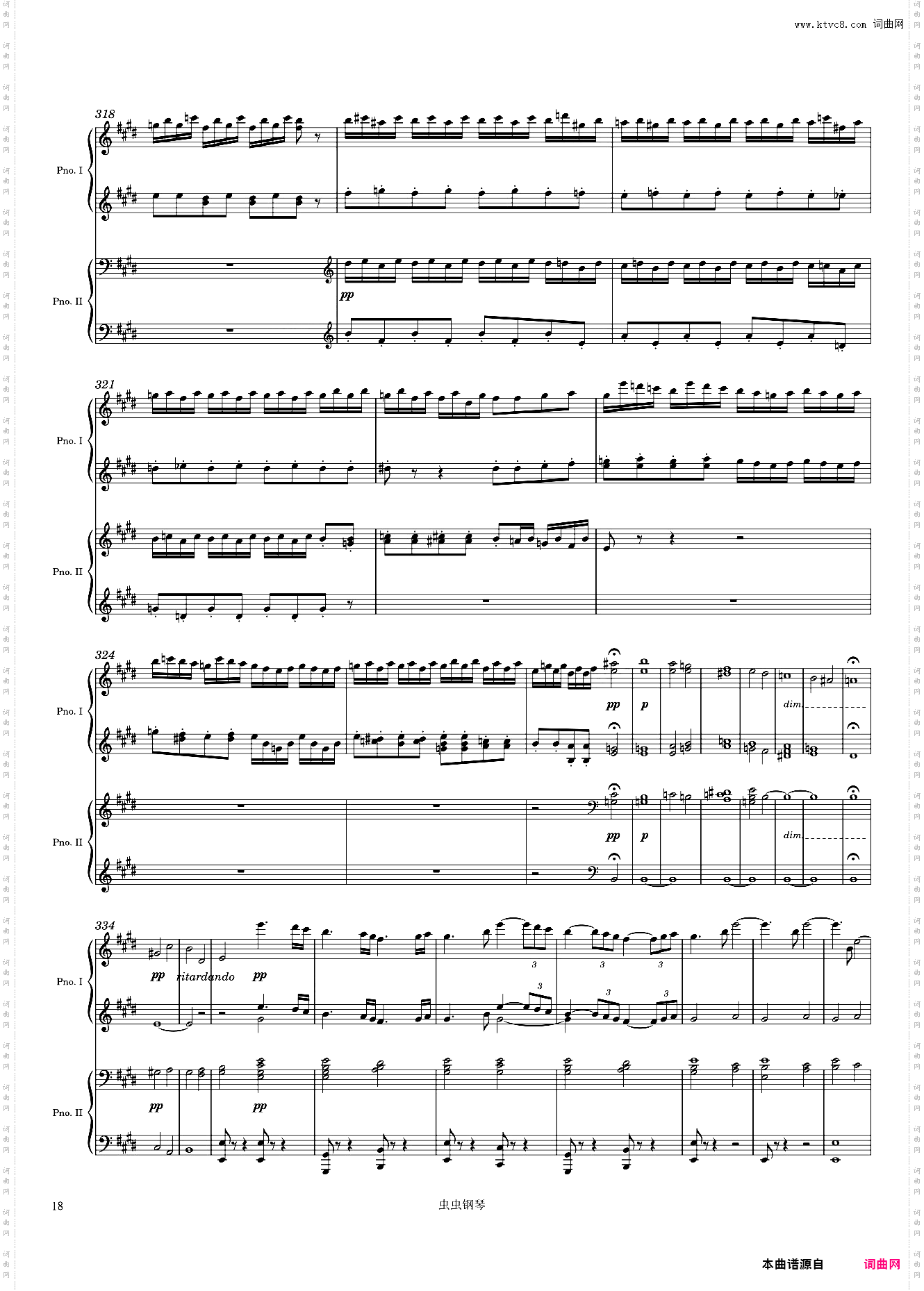 Mendelssohn Overture from A Midsummer's Night Dream Incidental Music, Op· 61, Arr· for 2 pianos