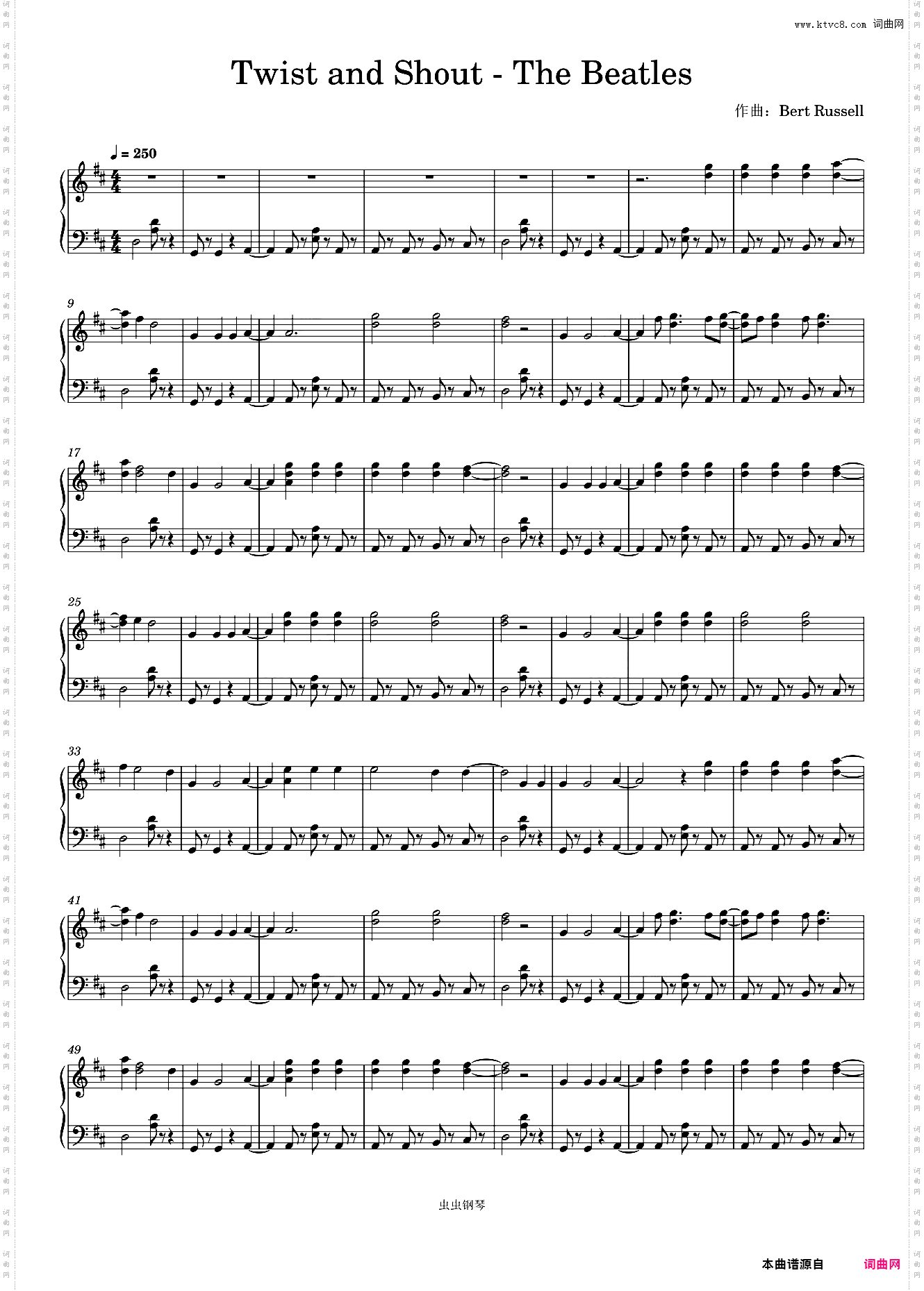 Twist and Shout - The Beatles