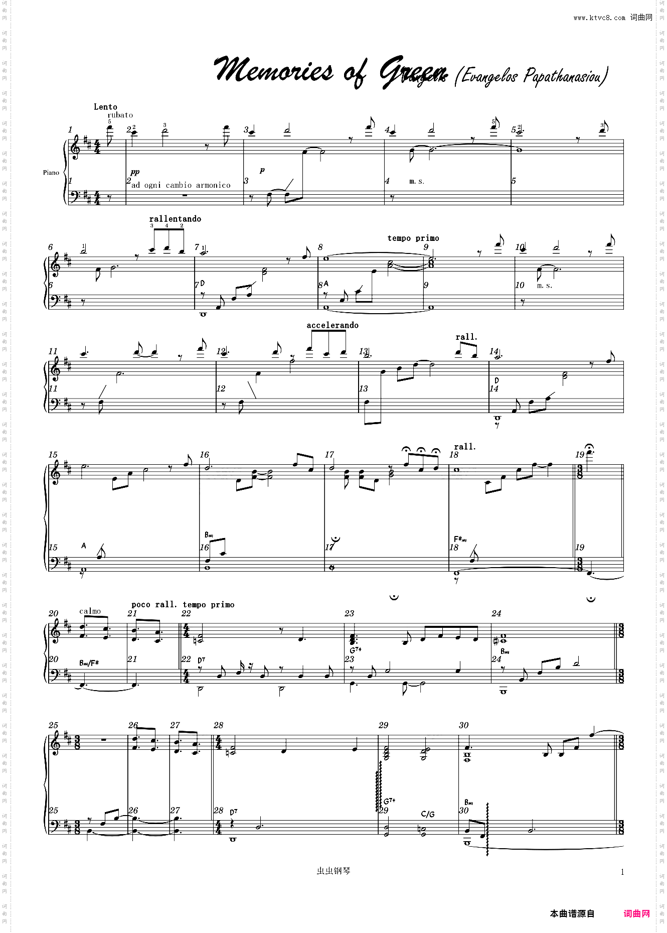 Memories of Green-Vangelis