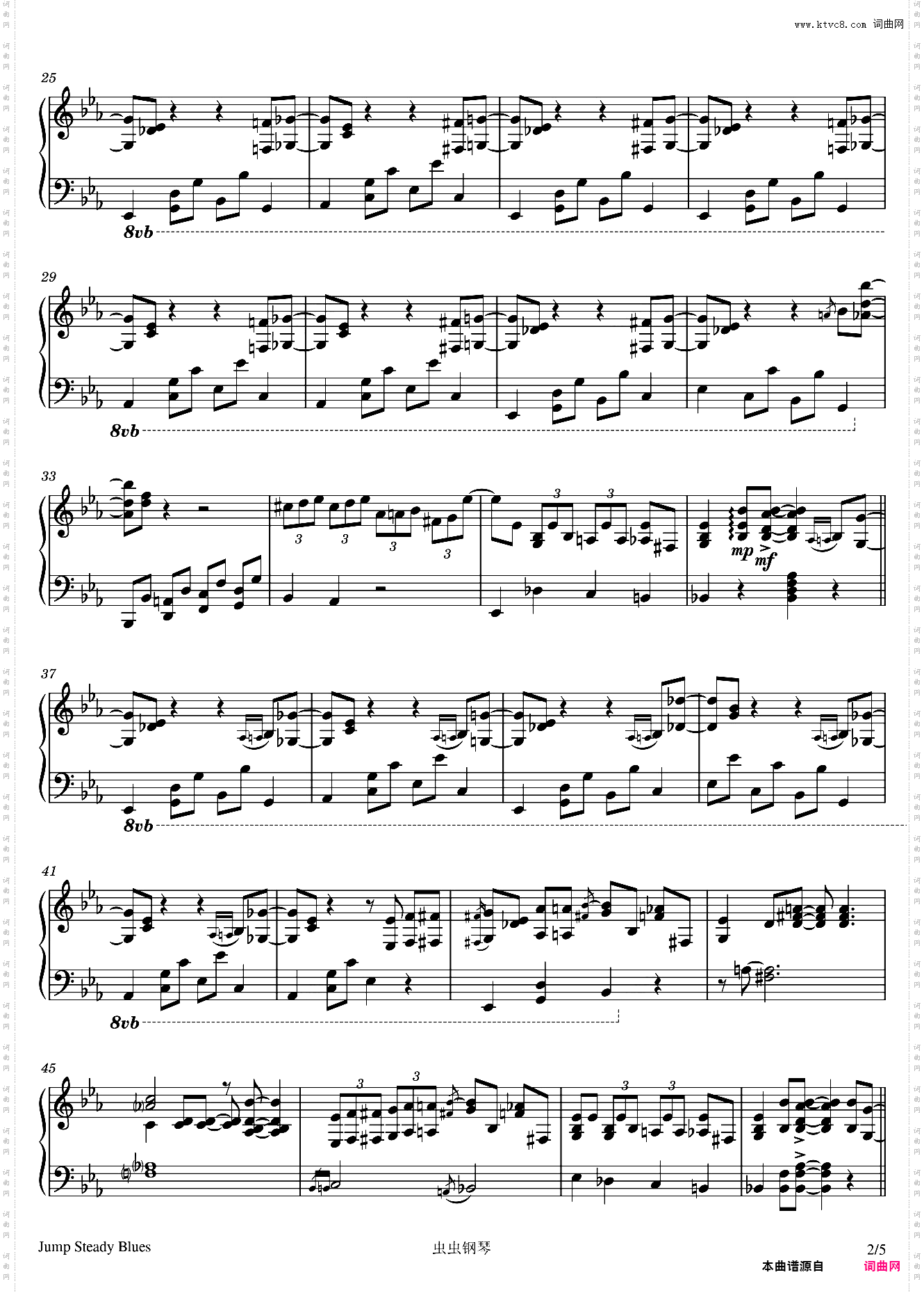 Jump Steady Blues - Pinetop Smith - Take B