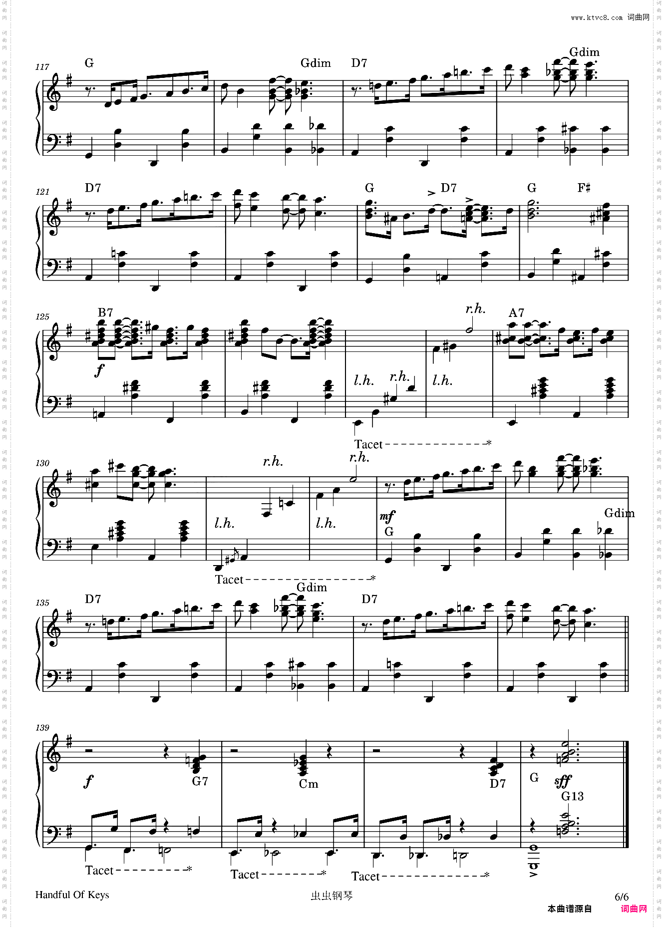 Handful of Keys - Fats Waller - 1933