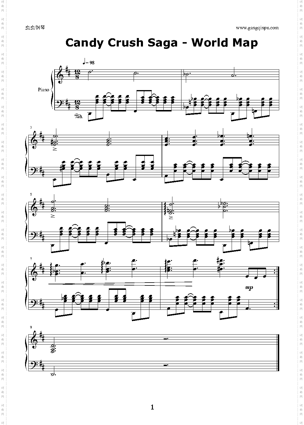 Candy Crush Saga - World Map