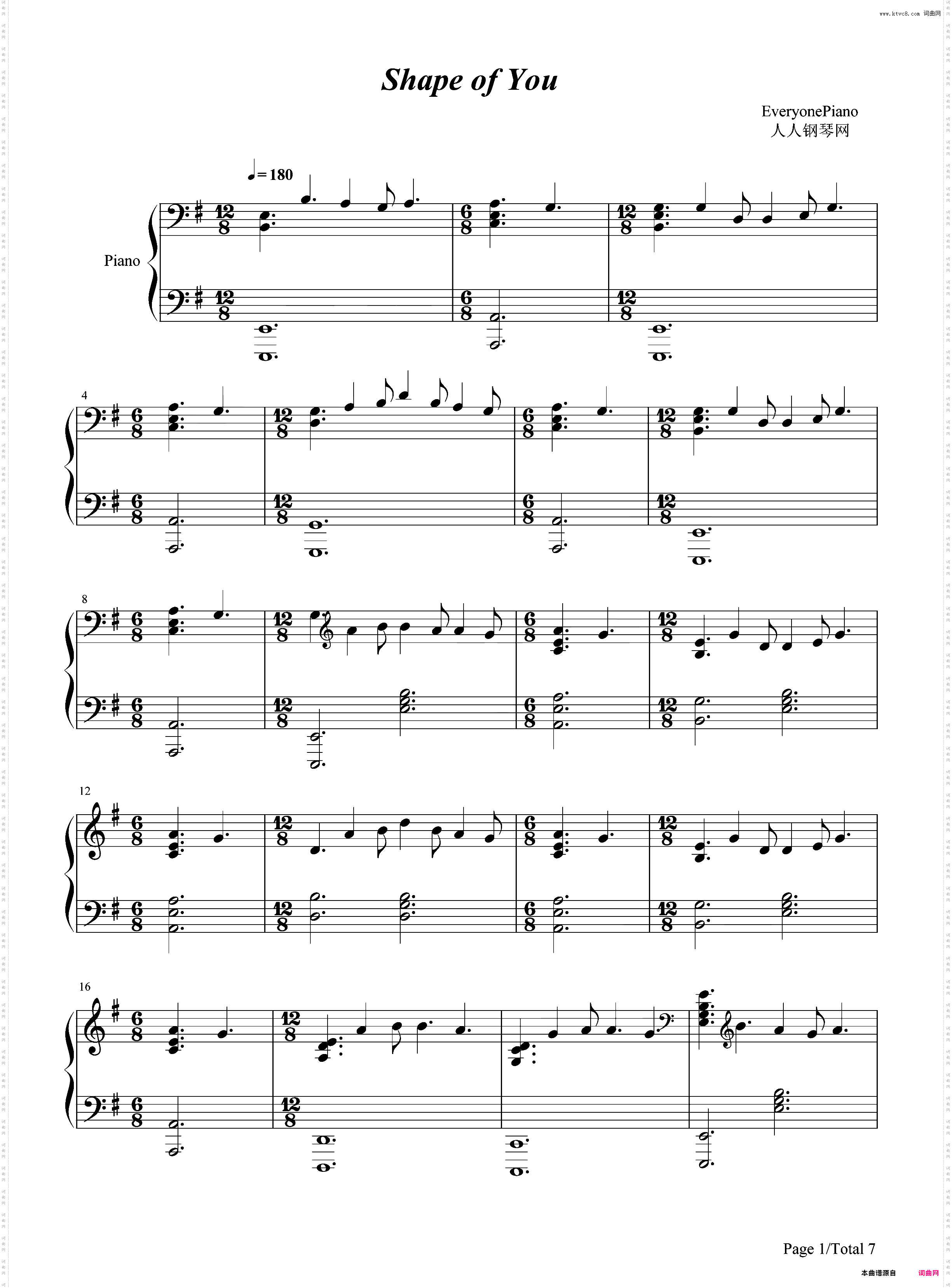 Shape of You-演奏版