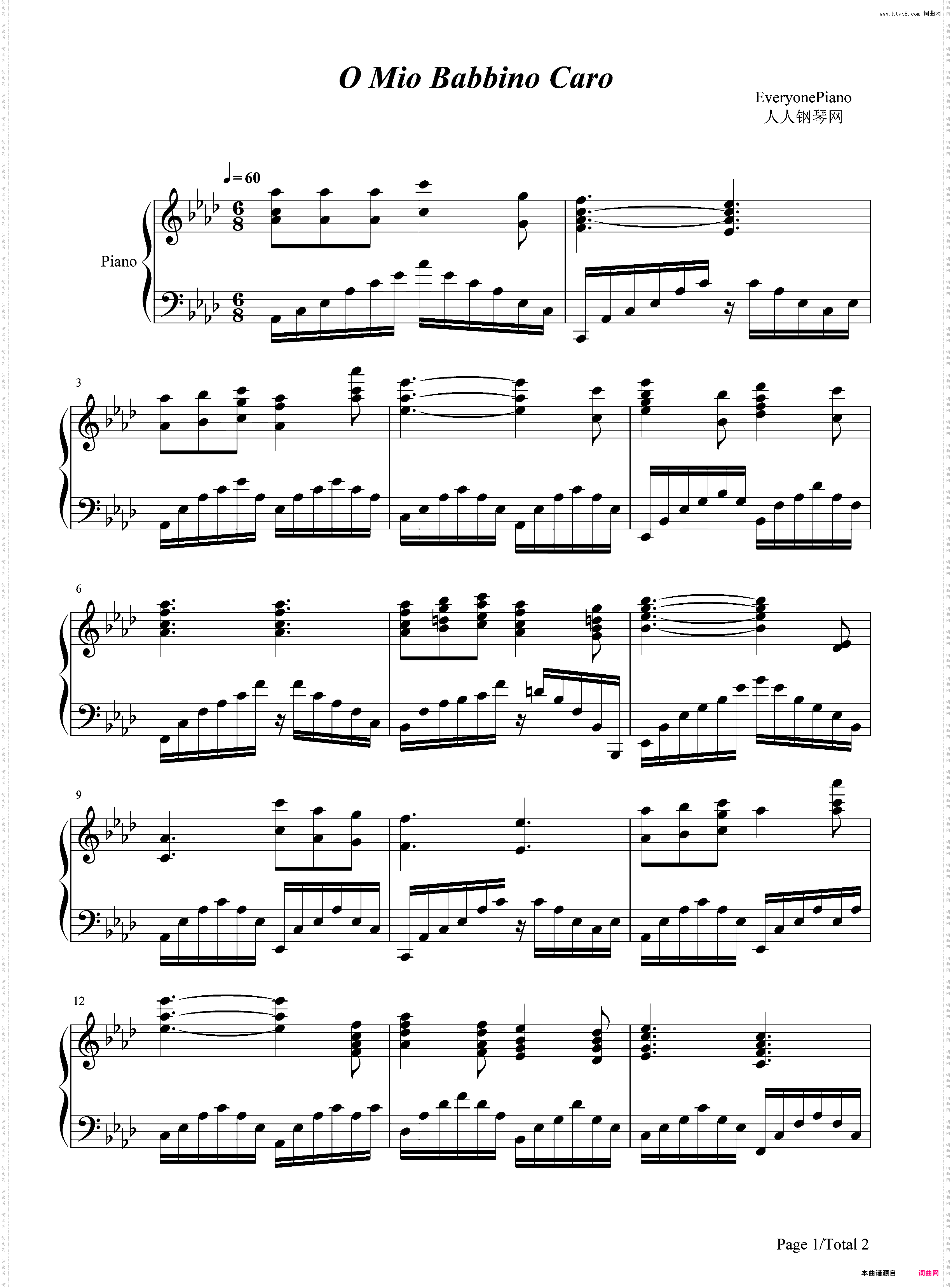 O Mio Babbino Caro-贾尼斯基基OST