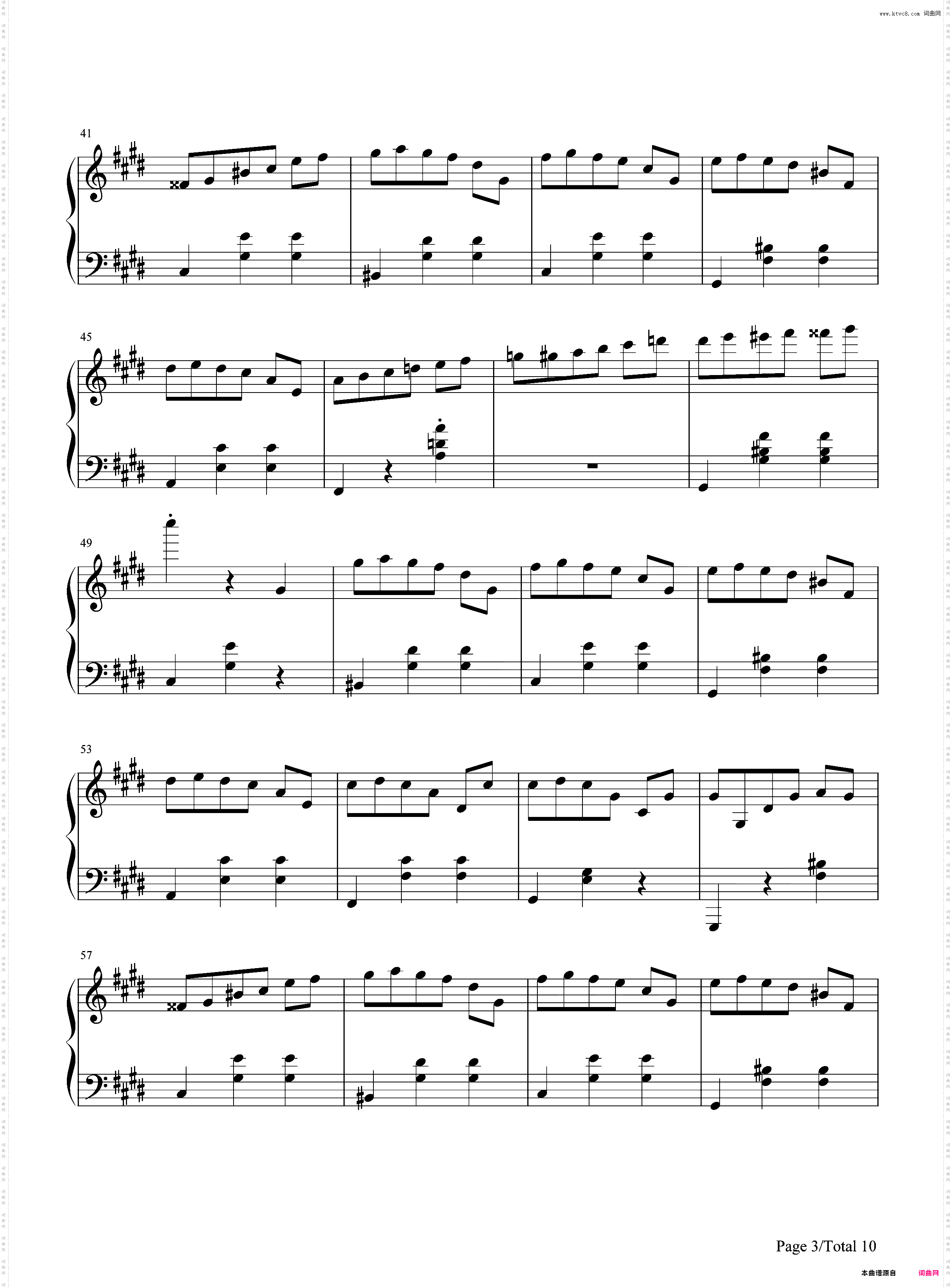 升C小调圆舞曲-肖邦