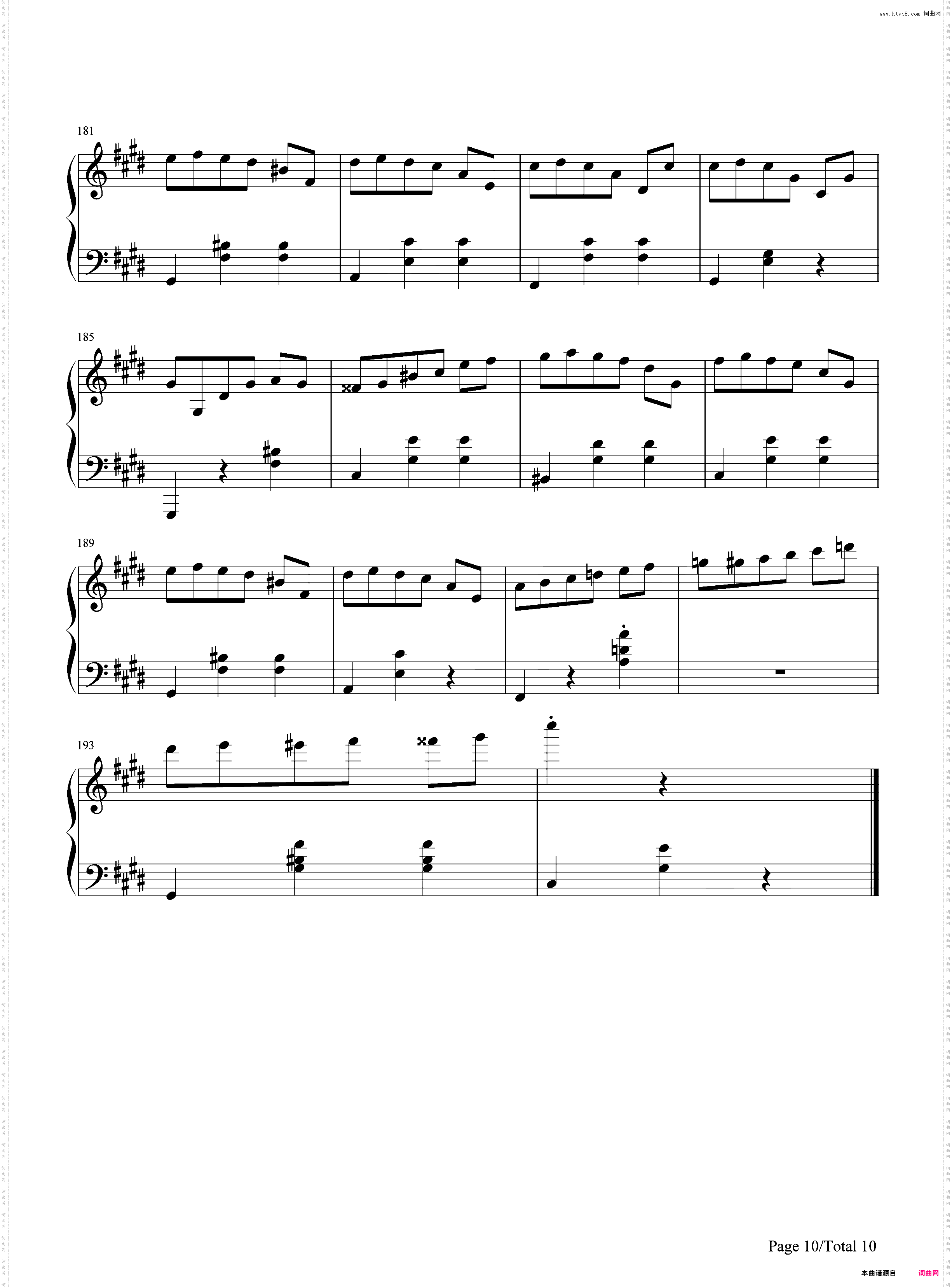 升C小调圆舞曲-肖邦