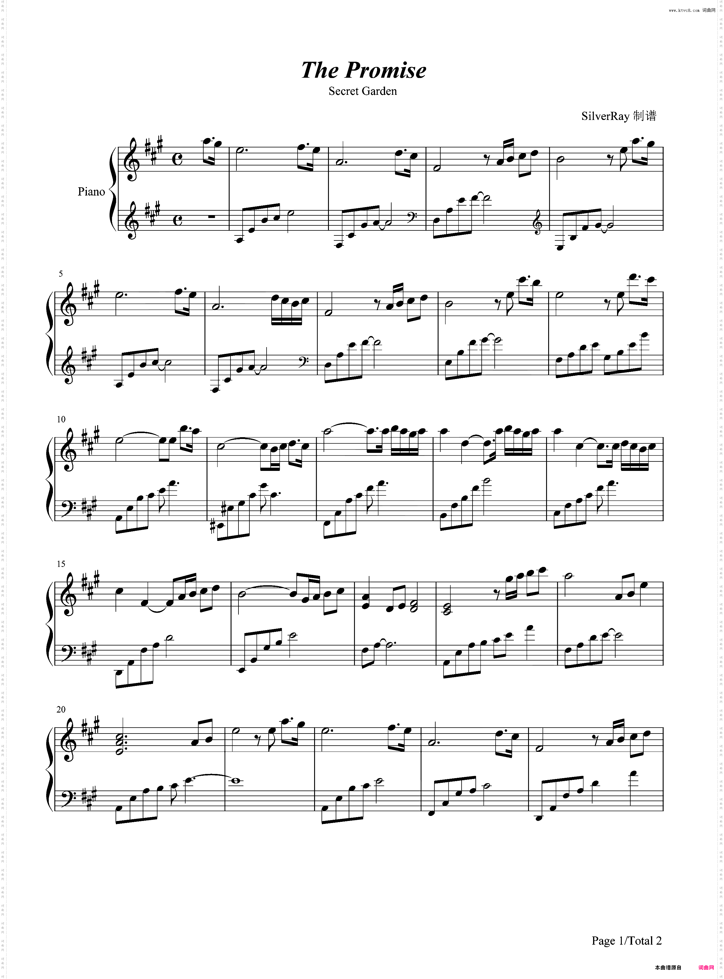 The Promise-Secret Garden