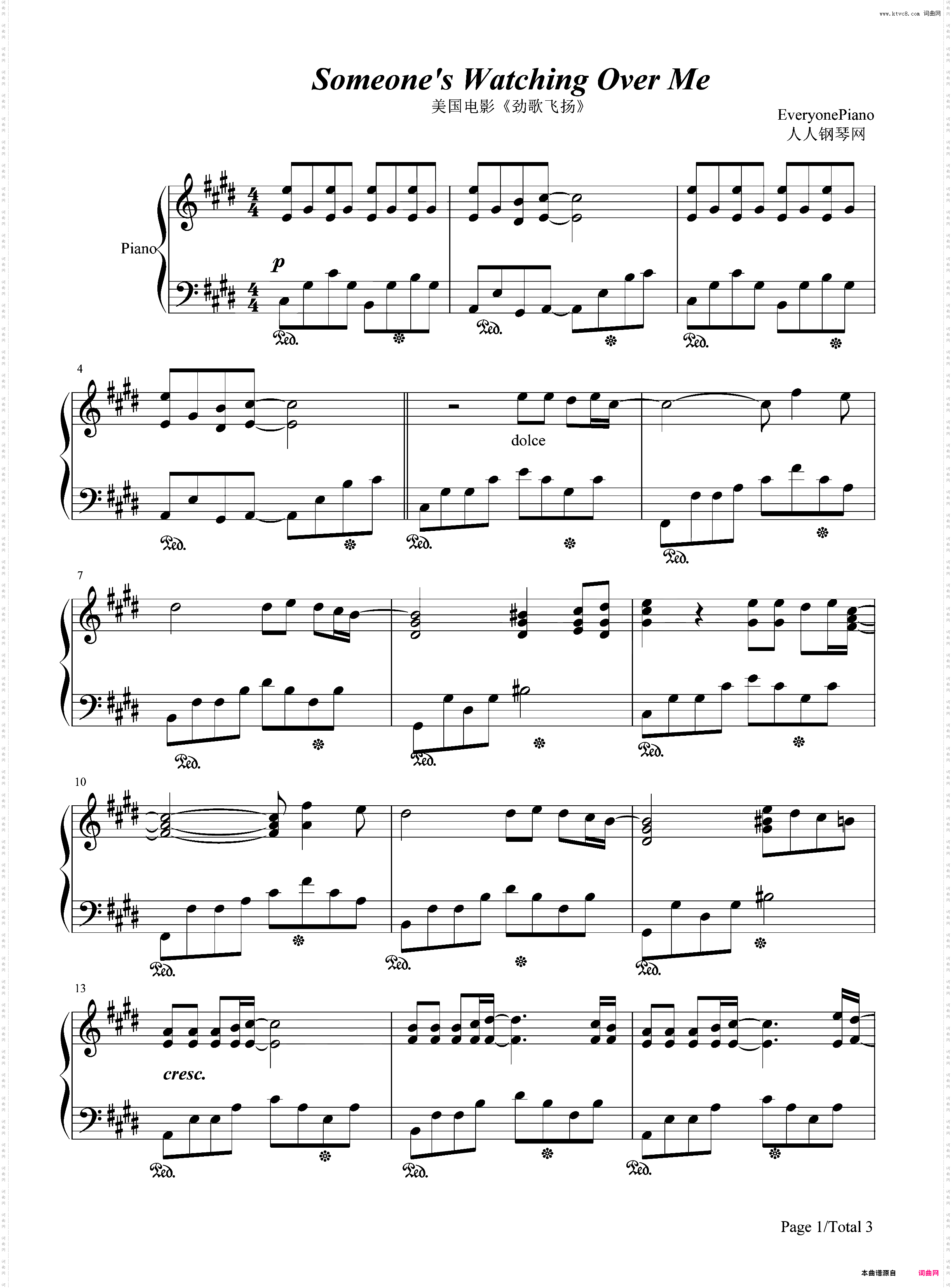 Someone's Watching Over Me-劲歌飞扬-Raise Your Voice