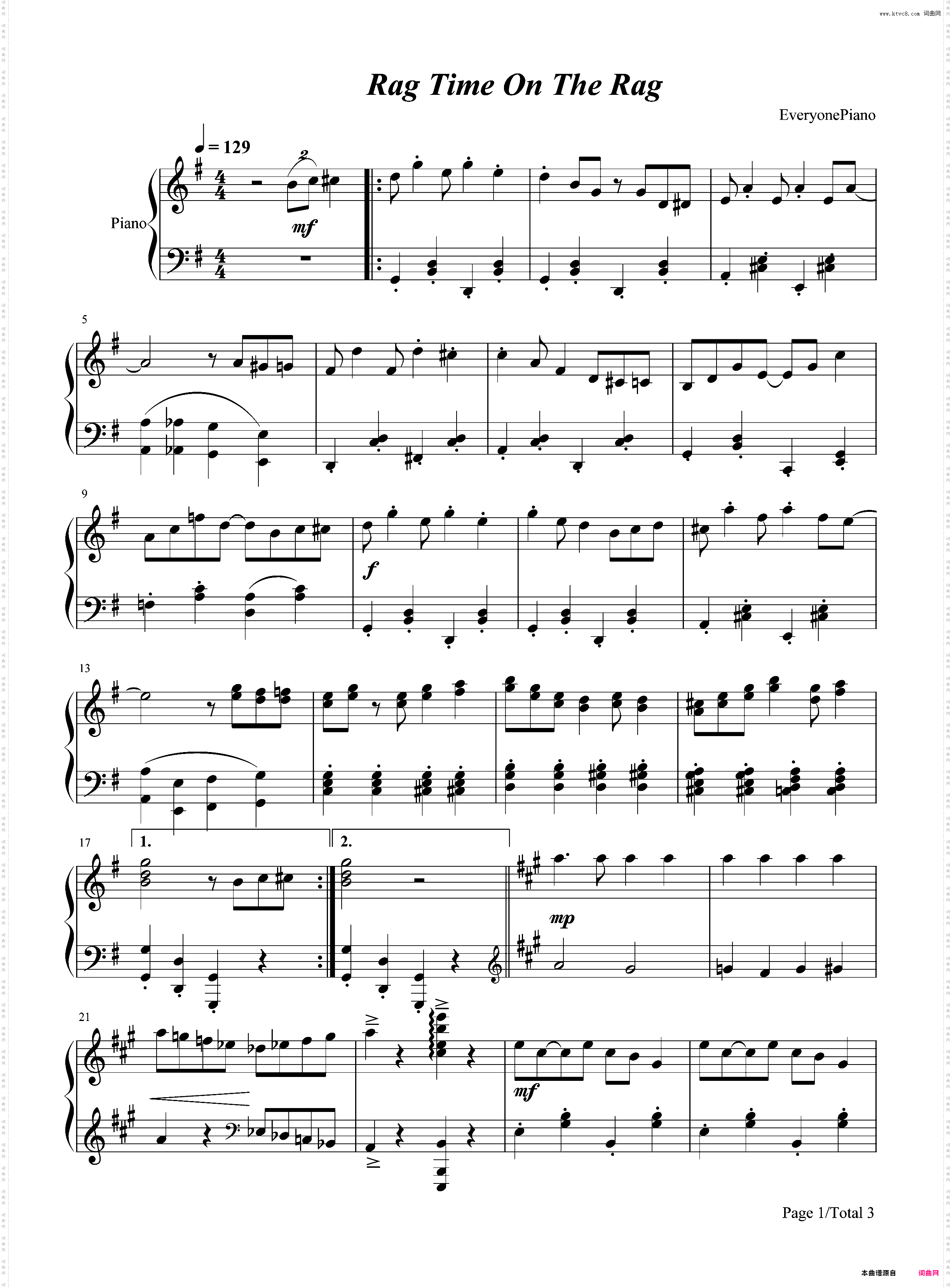 Rag Time On The Rag-崎谷健次郎