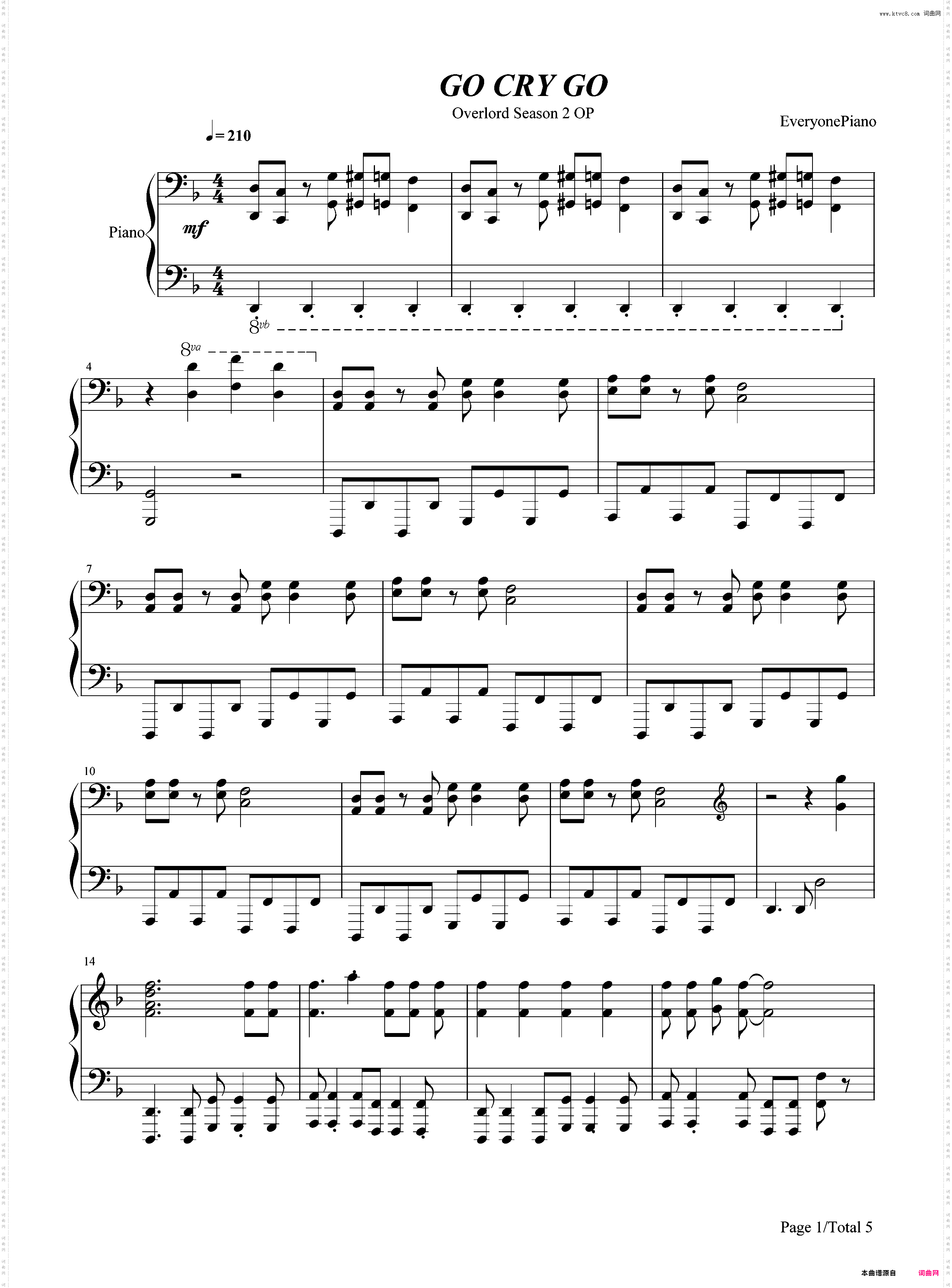 GO CRY GO-OVERLORDⅡ OP