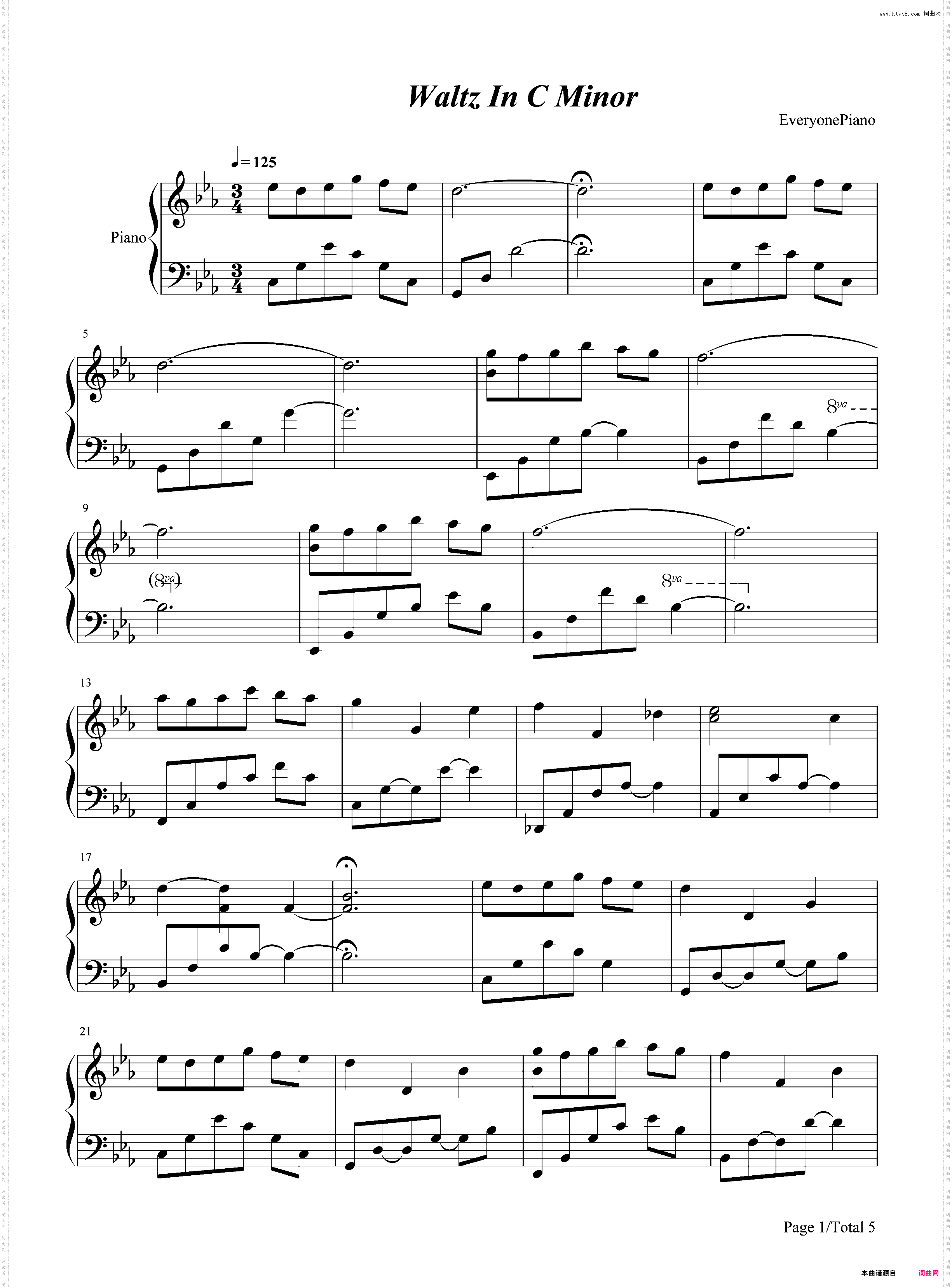Waltz In C Minor-李闰珉