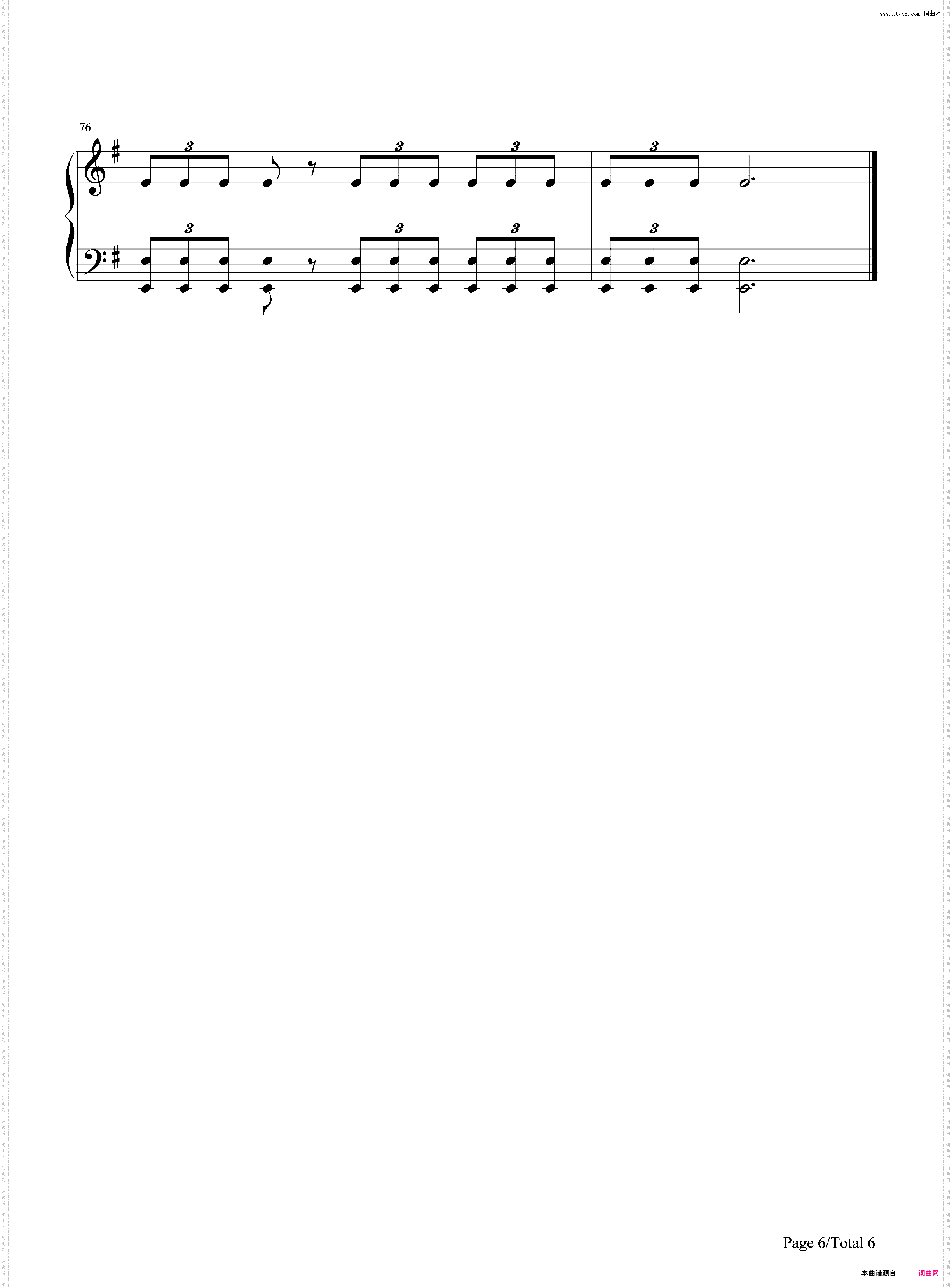 The Last of Us-《美国末日》主题钢琴曲