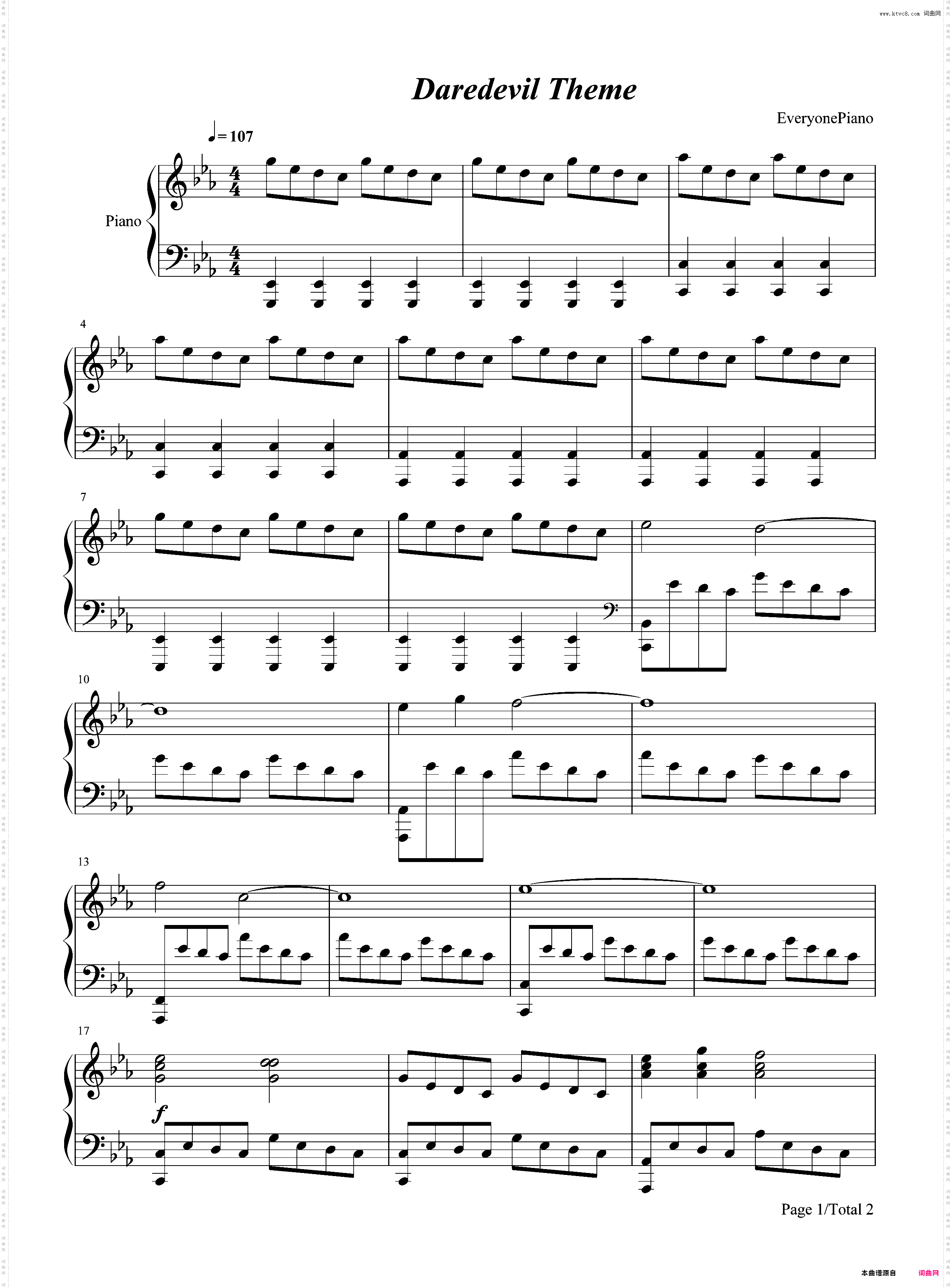Daredevil Theme-超胆侠OST