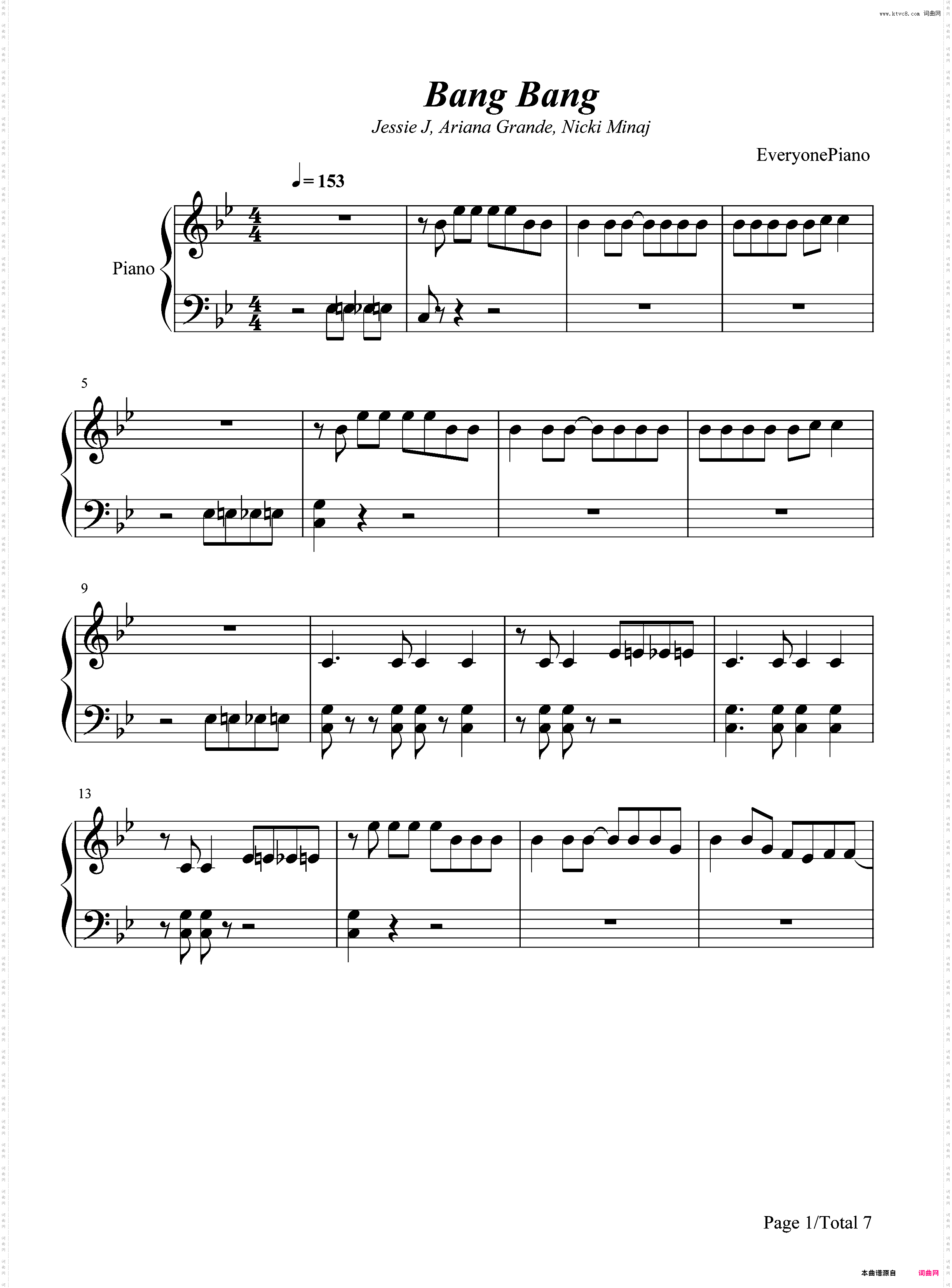 Bang Bang-Jessie J & Ariana Grande & Nicki Minaj