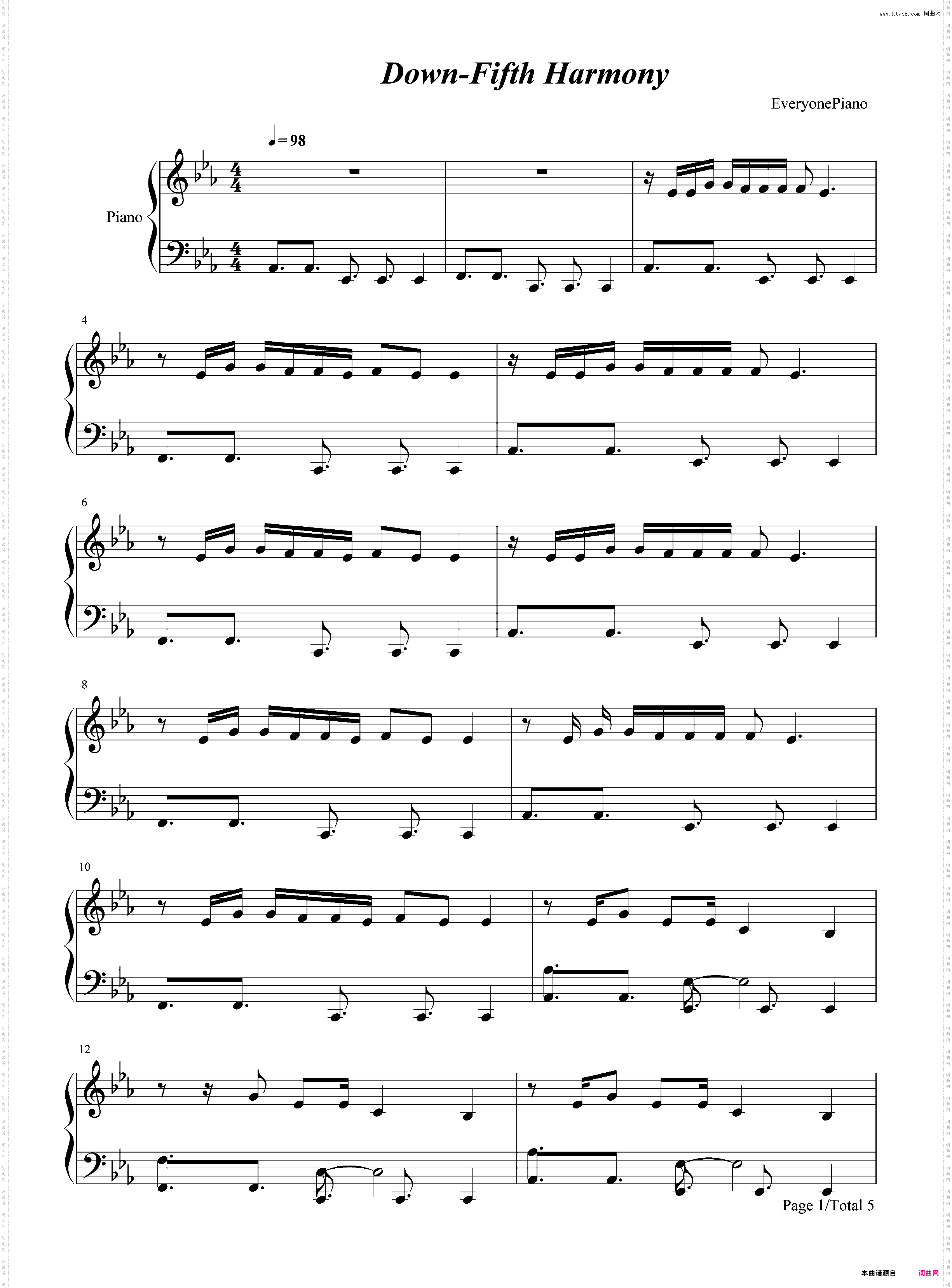 Down-Fifth Harmony