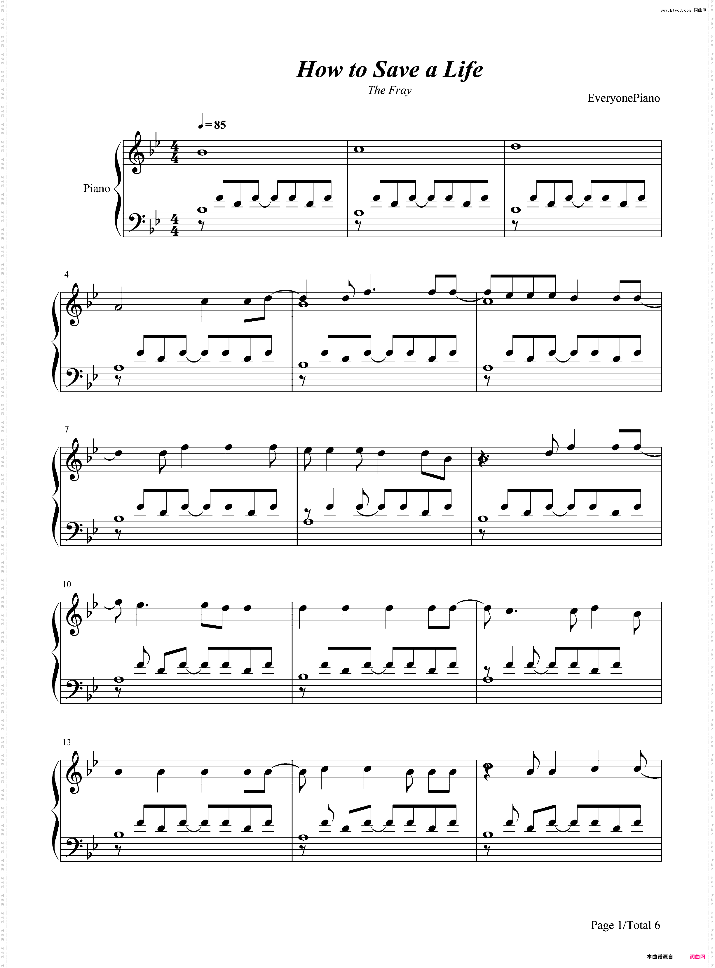 How to Save a Life-The Fray