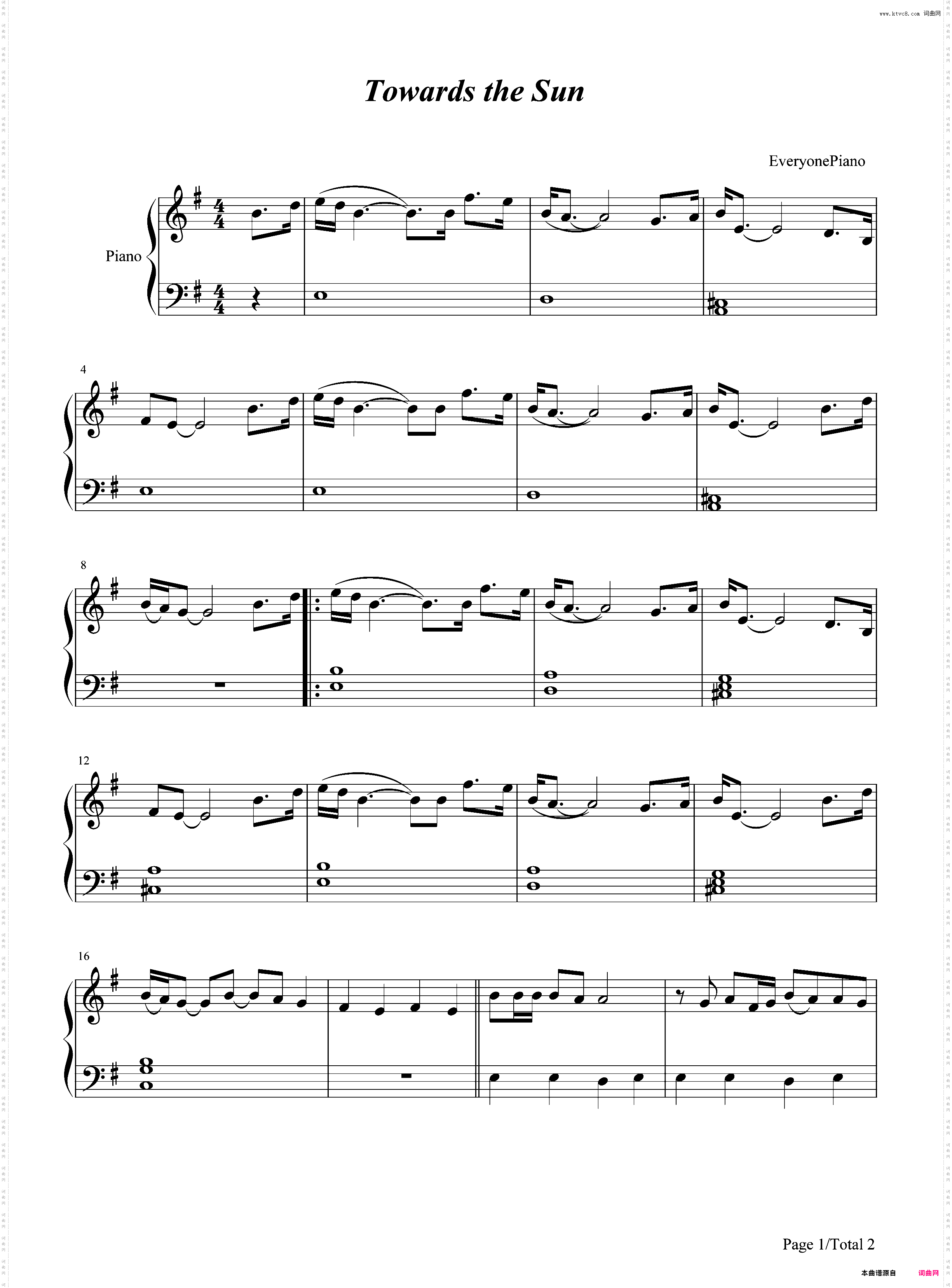 Towards the Sun-Rihanna