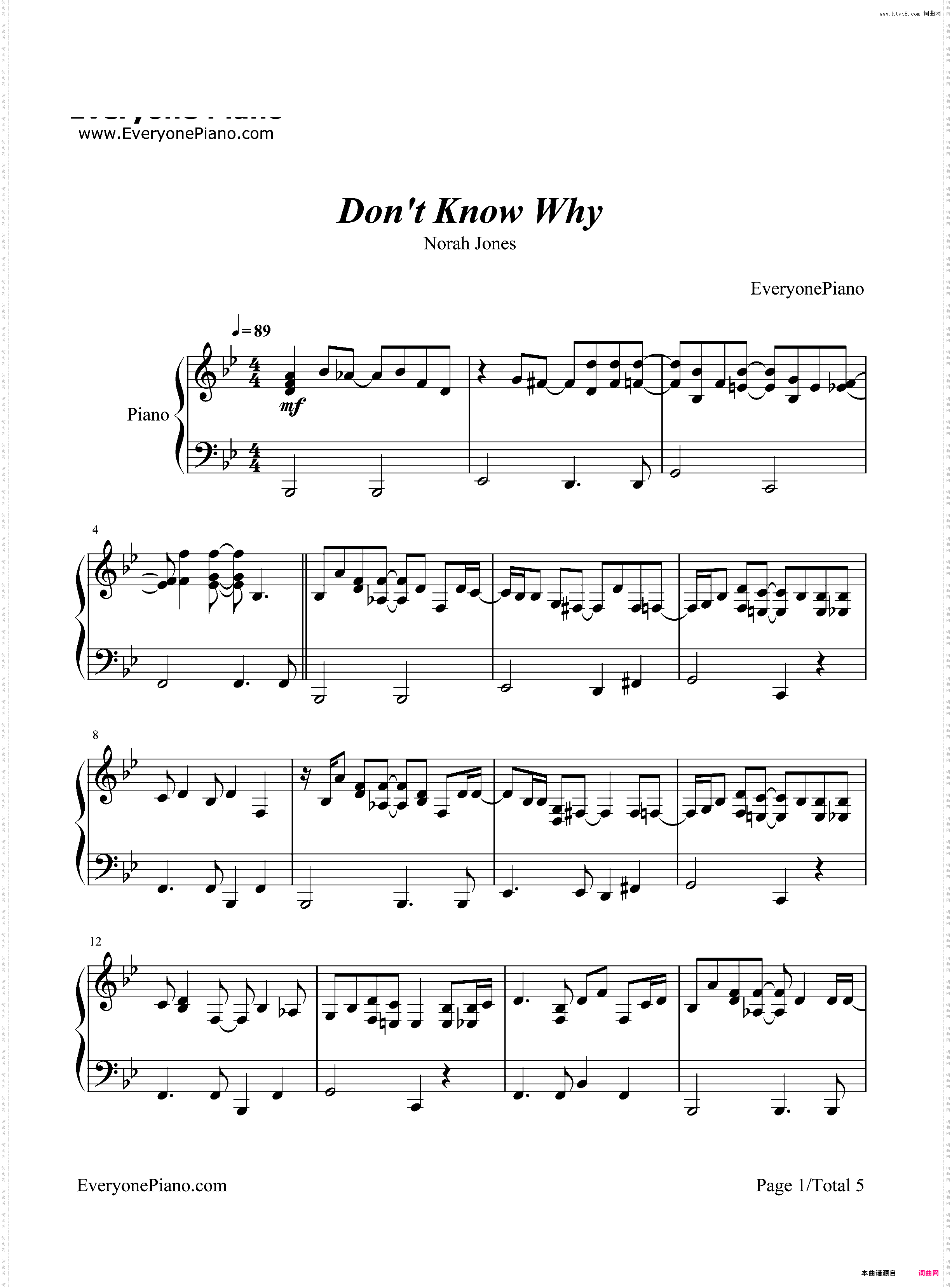 Don't Know Why-Norah Jones