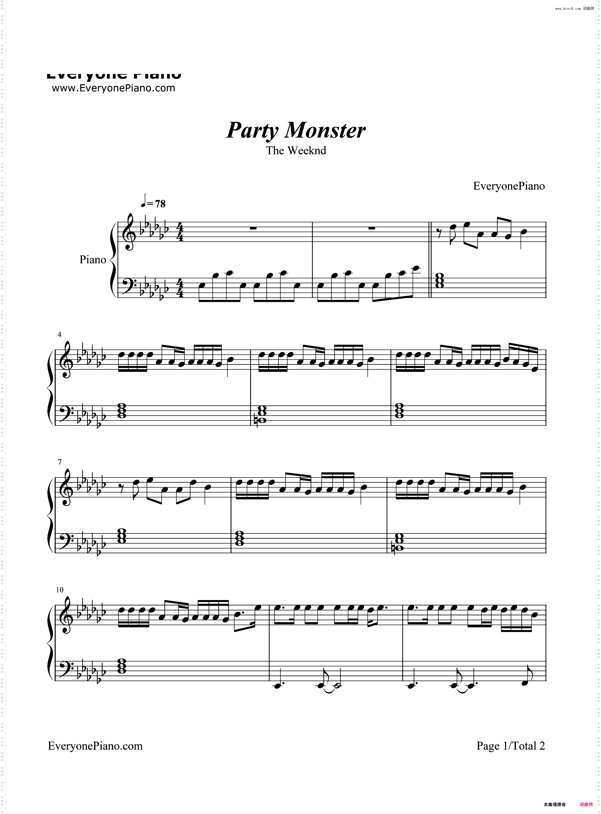 Party Monster-The Weeknd