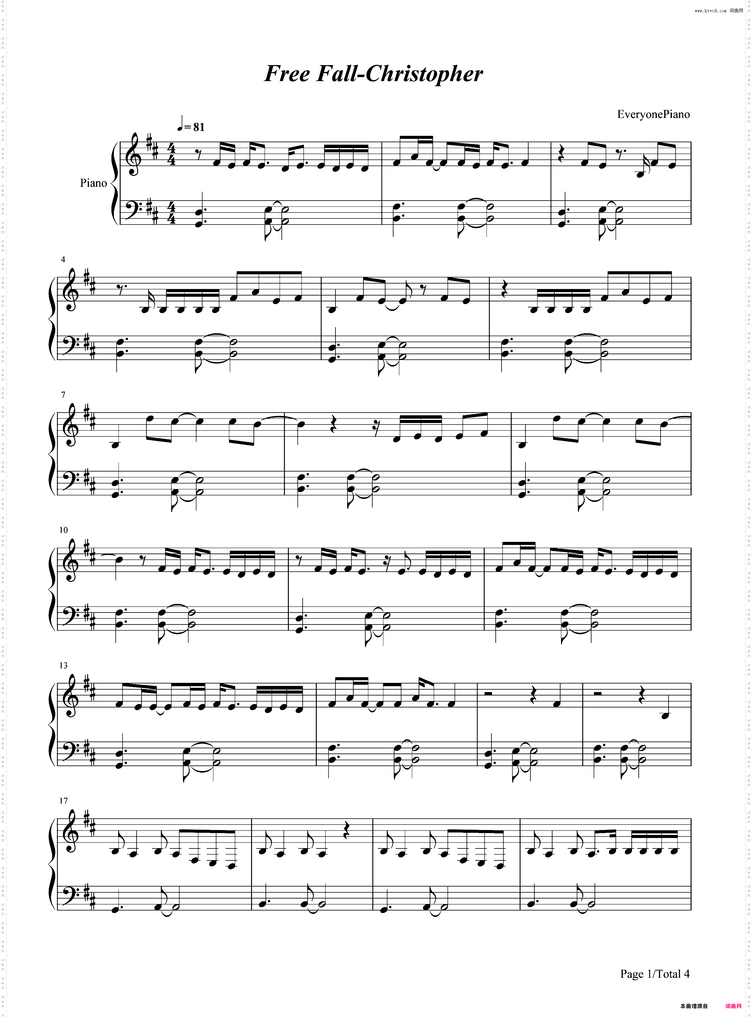 Free Fall-Christopher