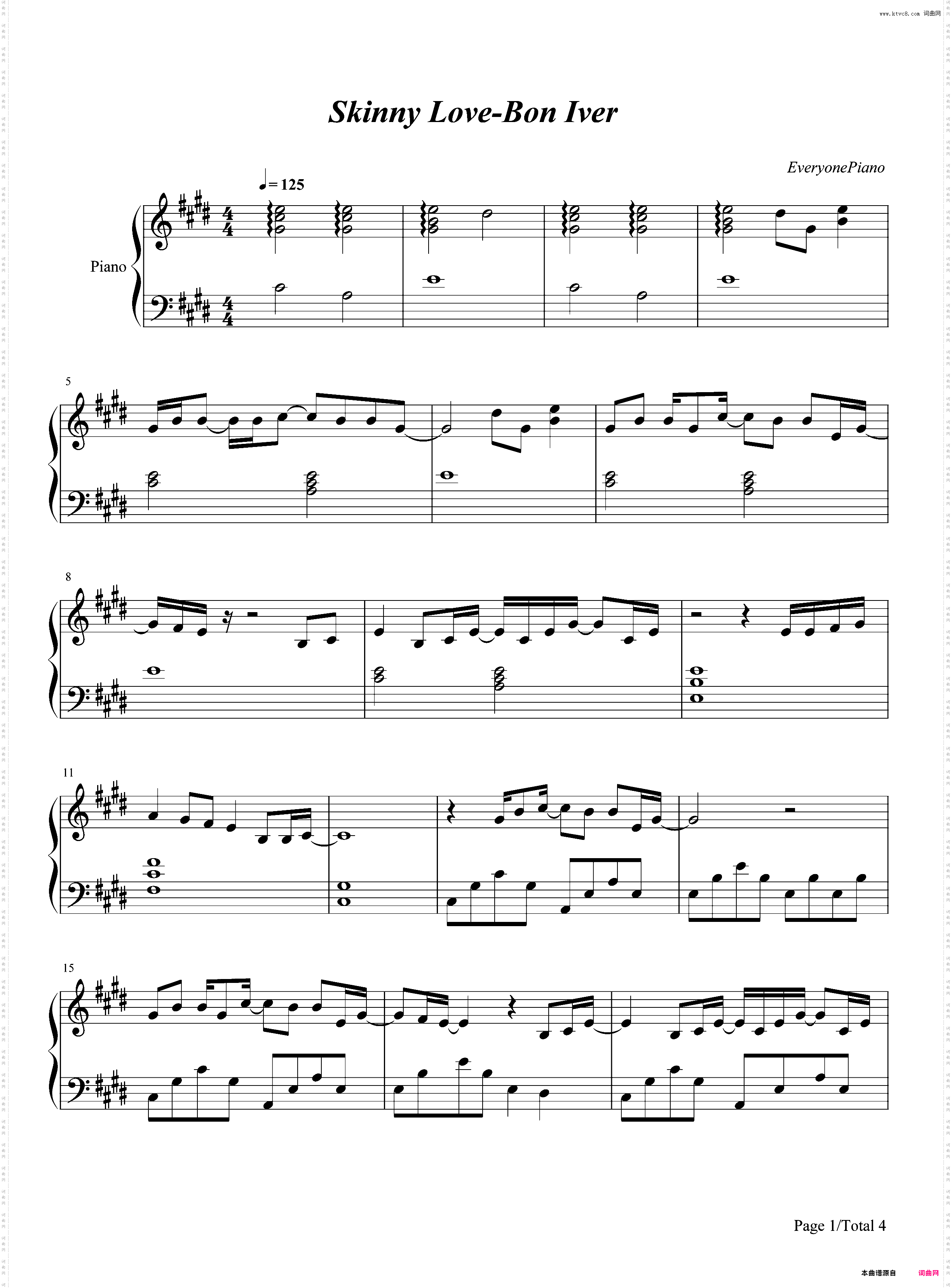 Skinny Love-Bon Iver