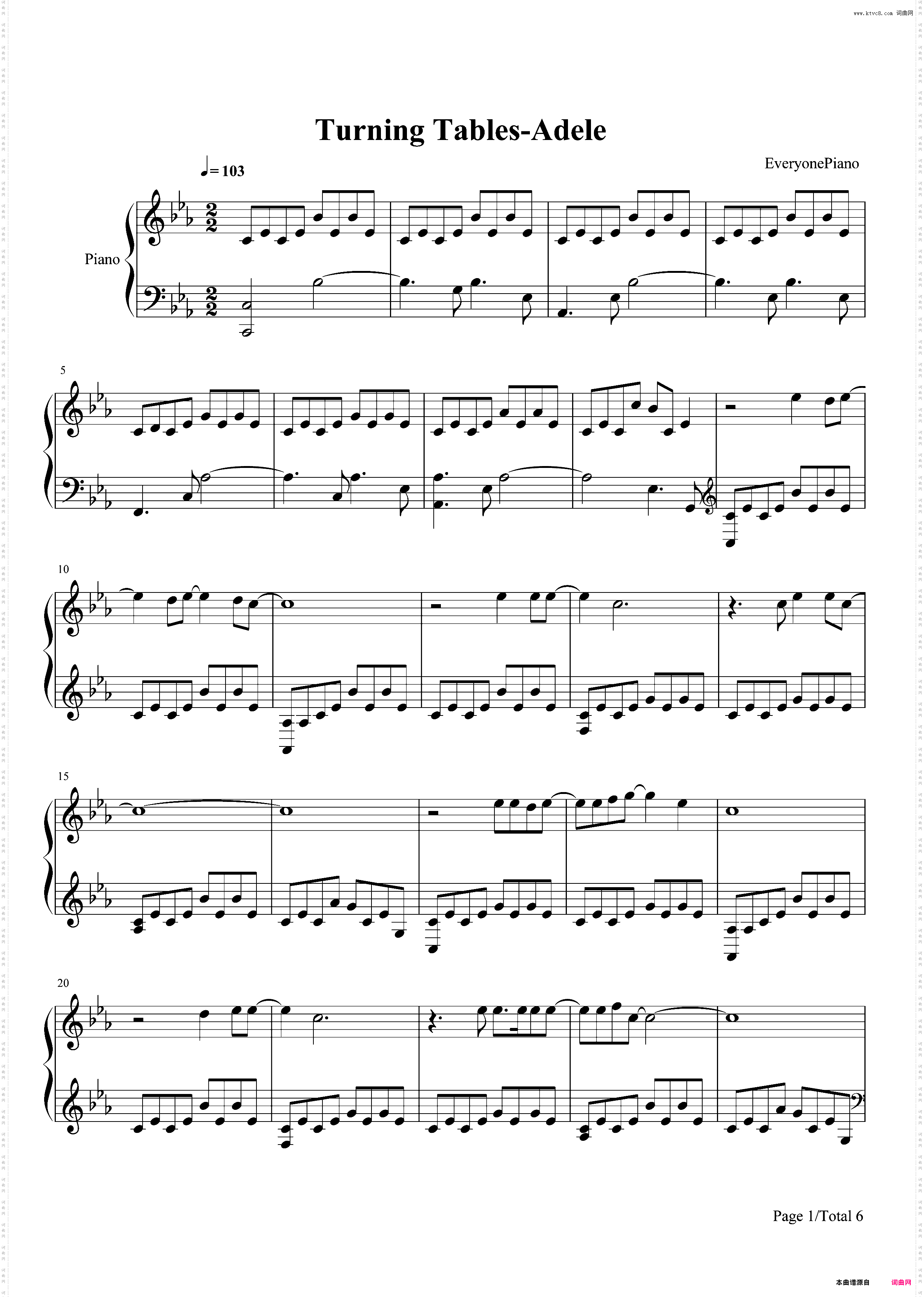 Turning Tables-Adele