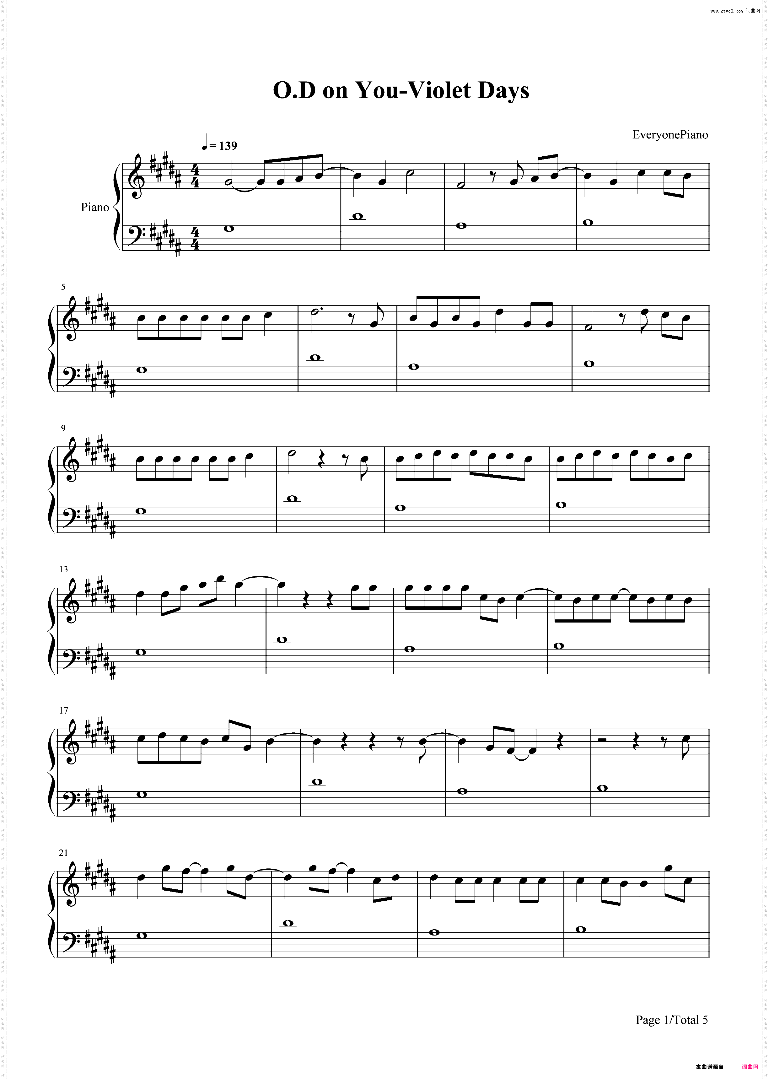 O·D on You-Violet Days