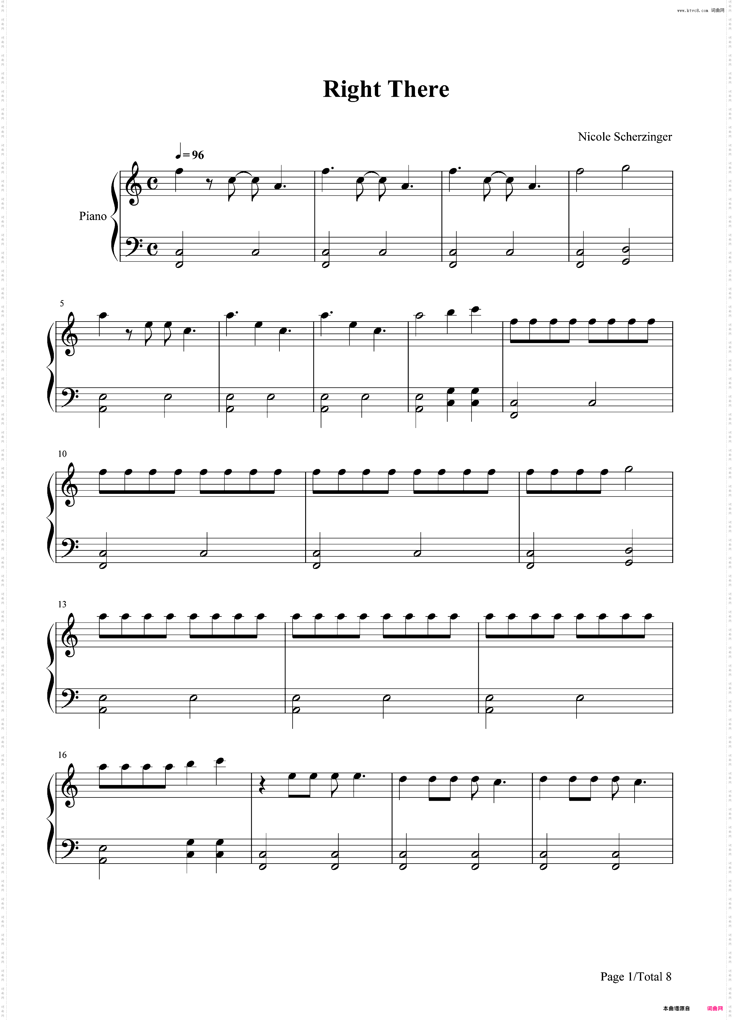 Right There-Nicole Scherzinger