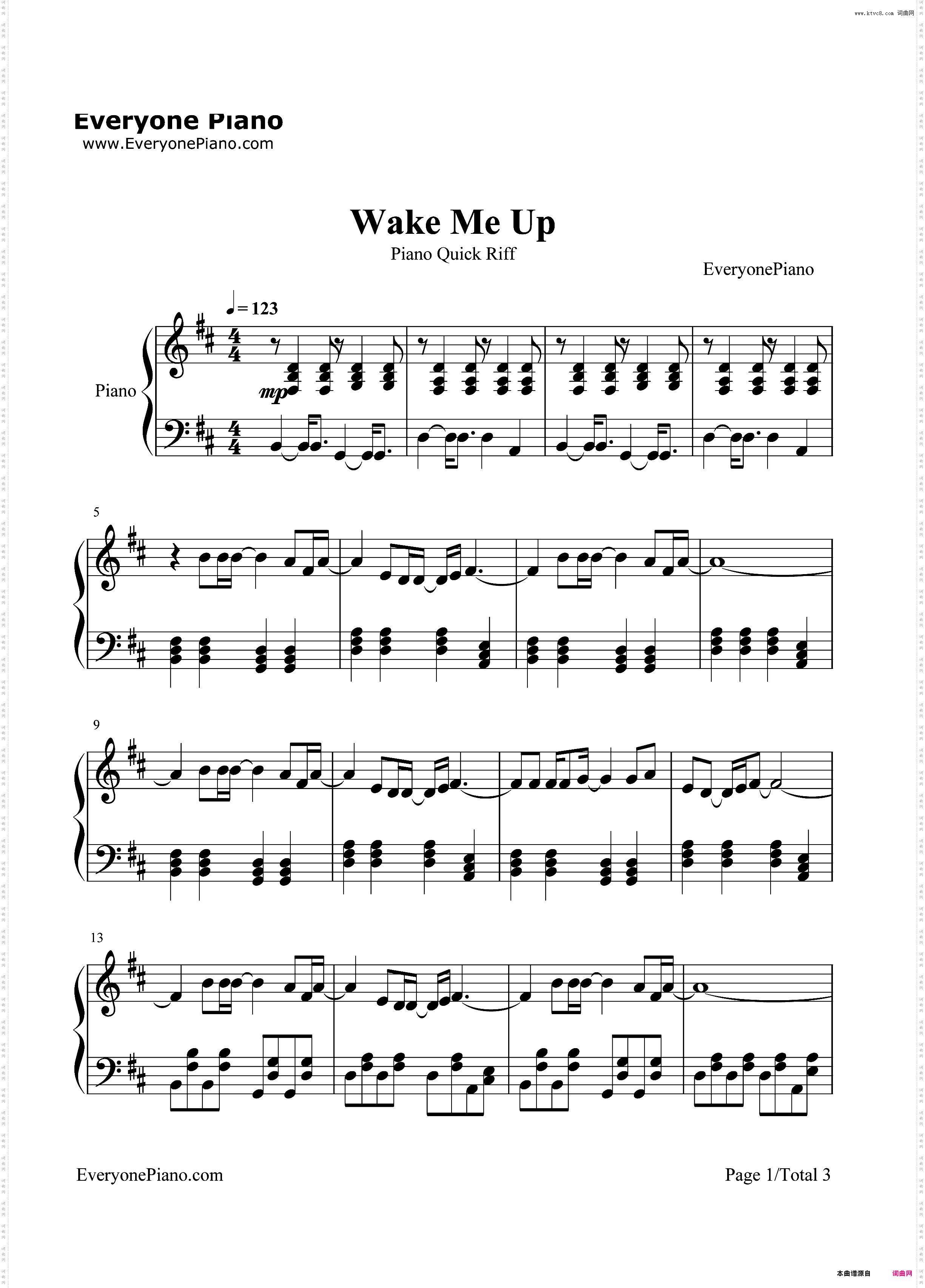 Wake Me Up-Avicii