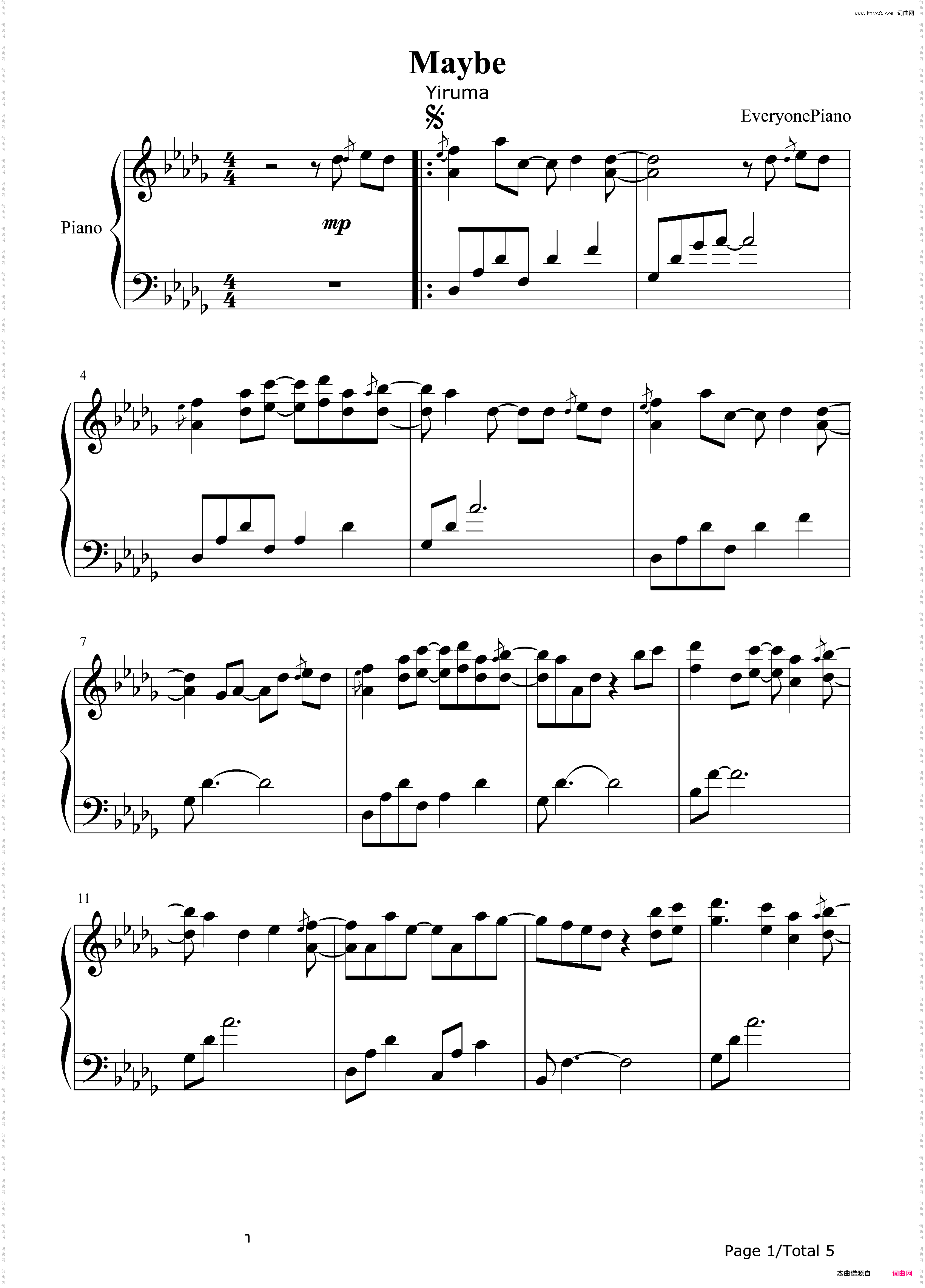 maybe-Yiruma李闰珉