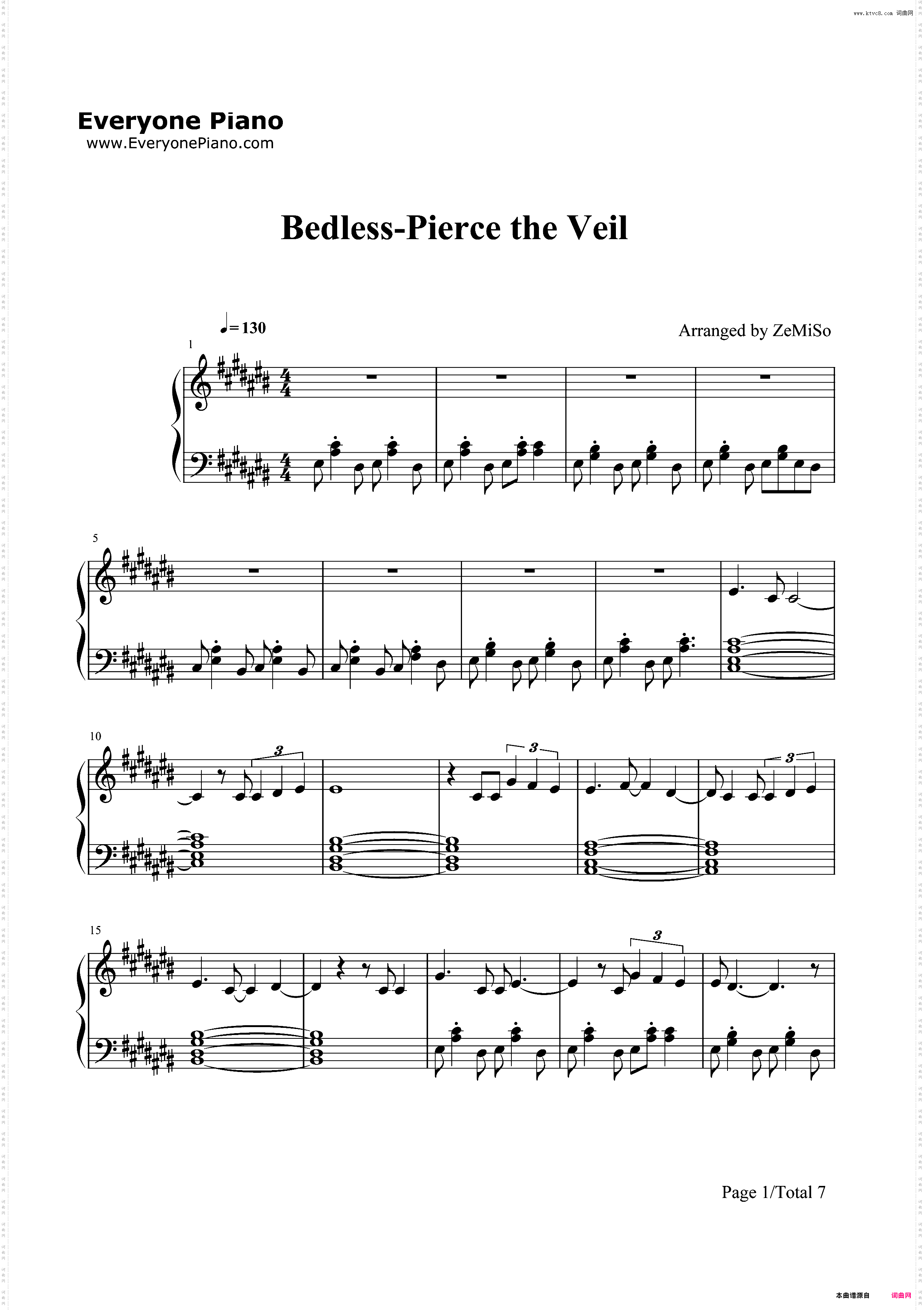 Bedless-Pierce the Veil