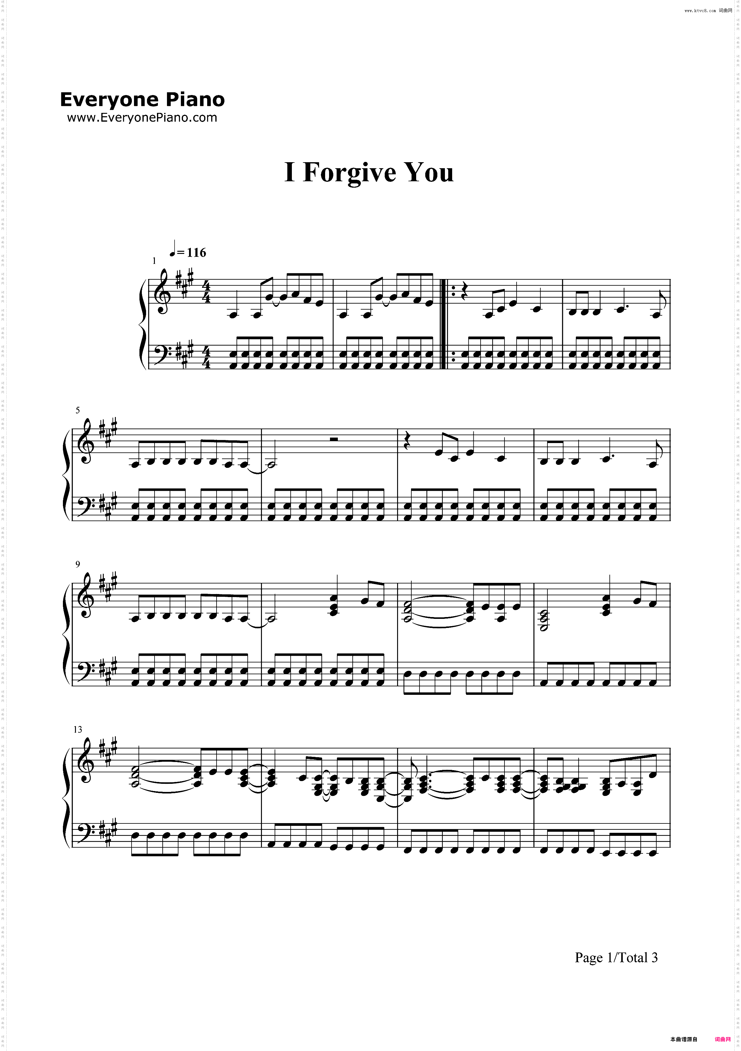 I Forgive You