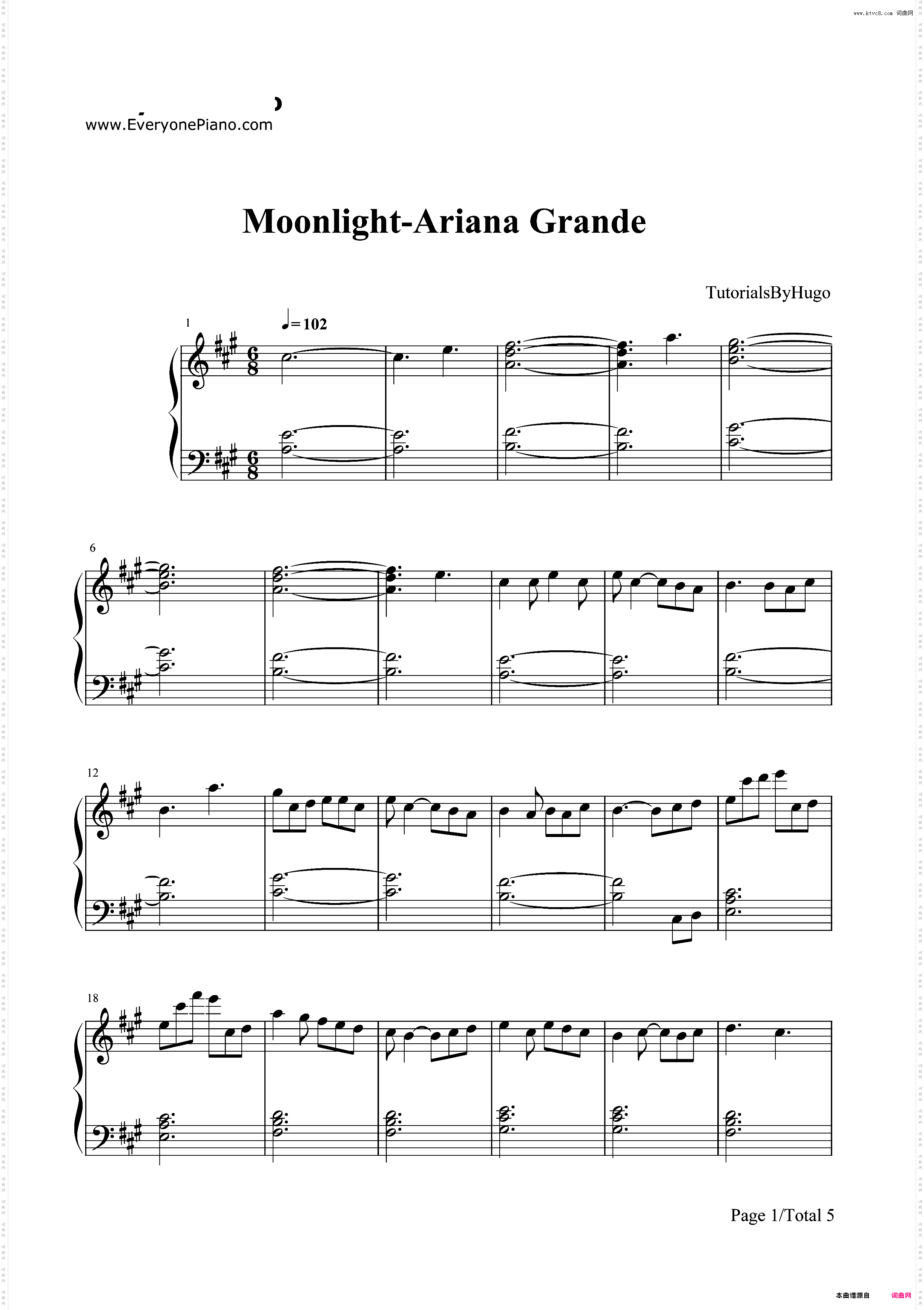 Moonlight-Ariana Grande