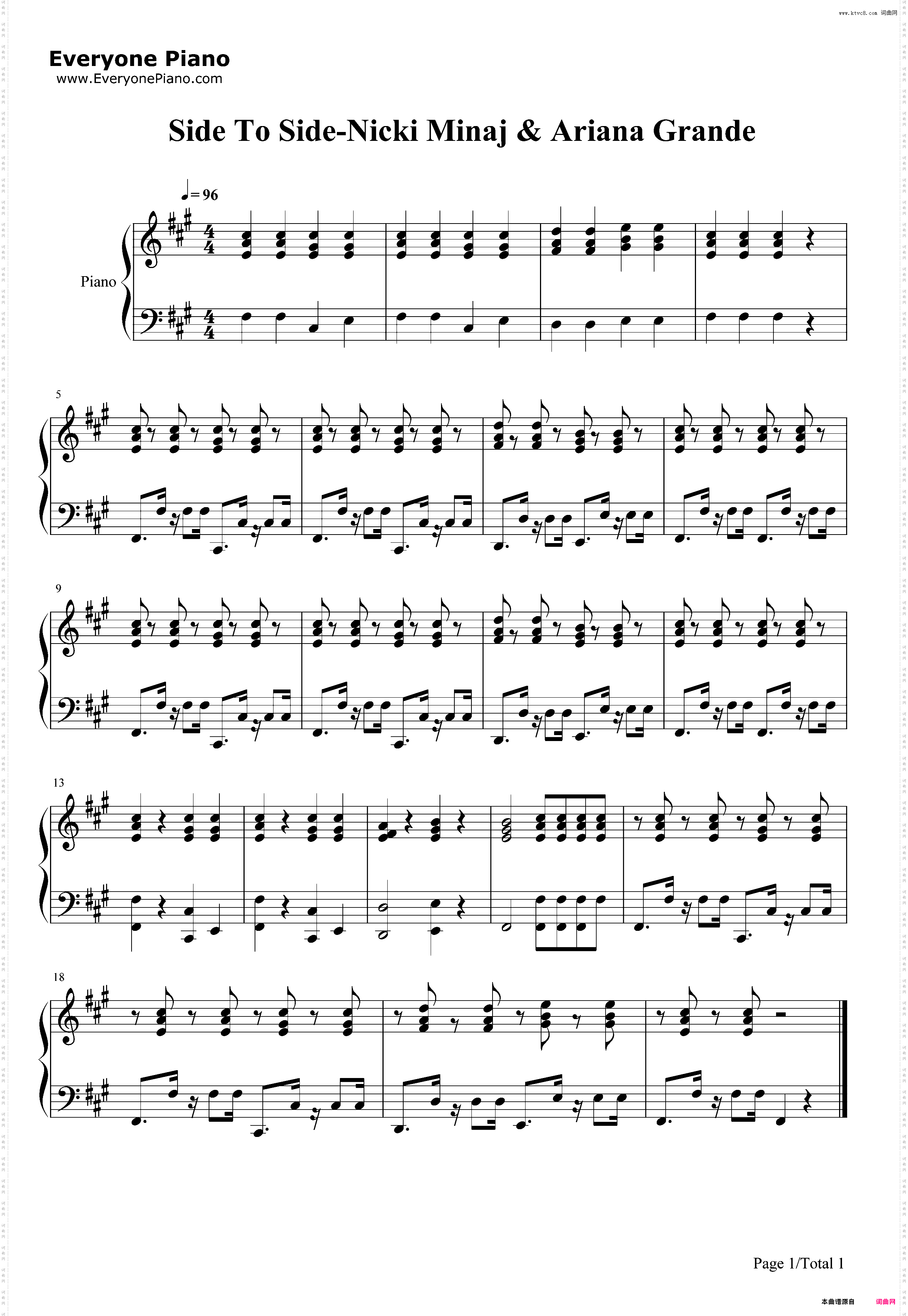 Side To Side-Nicki Minaj & Ariana Grande