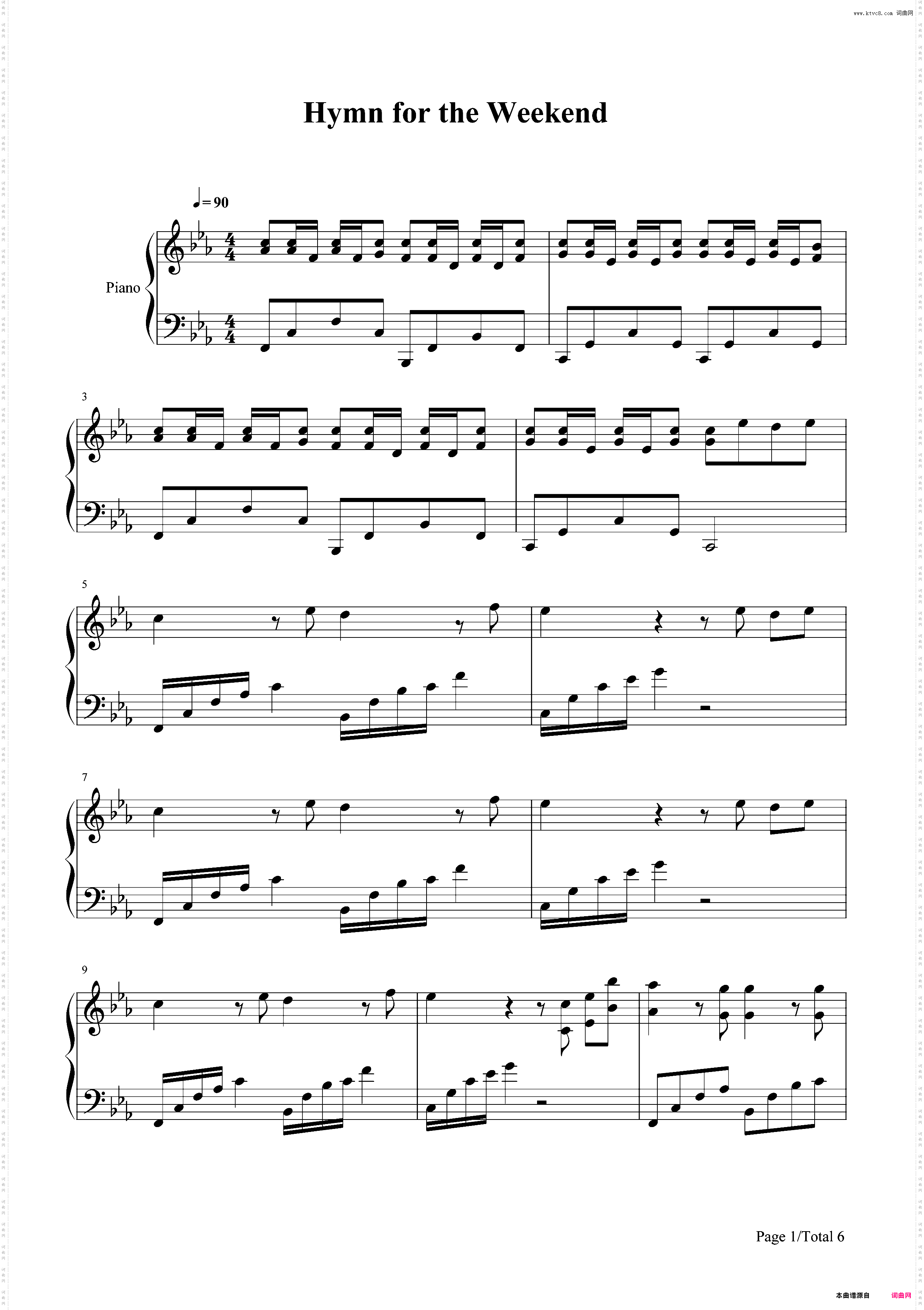 Hymn for the Weekend