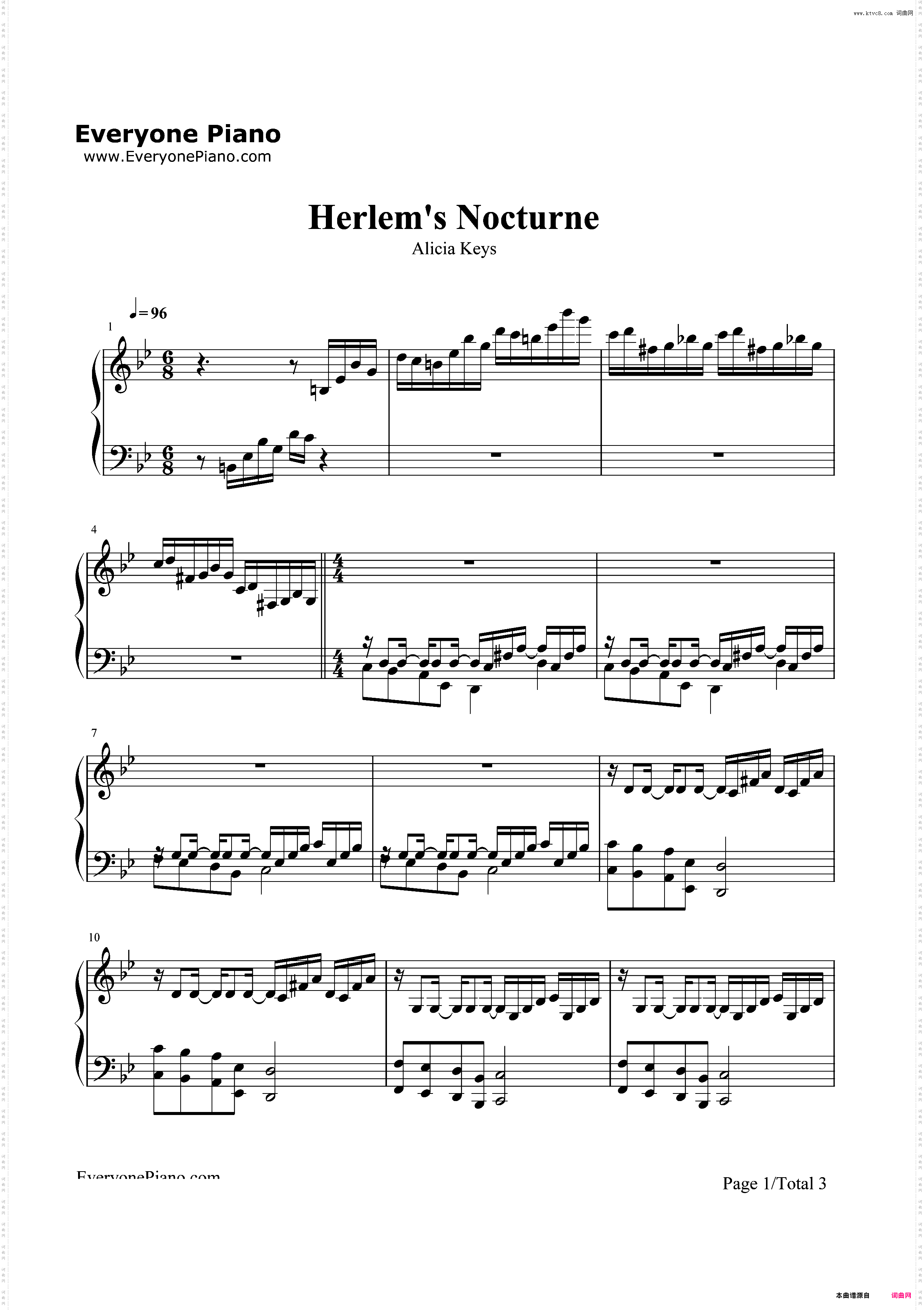 Harlem's Nocturne-Alicia Keys