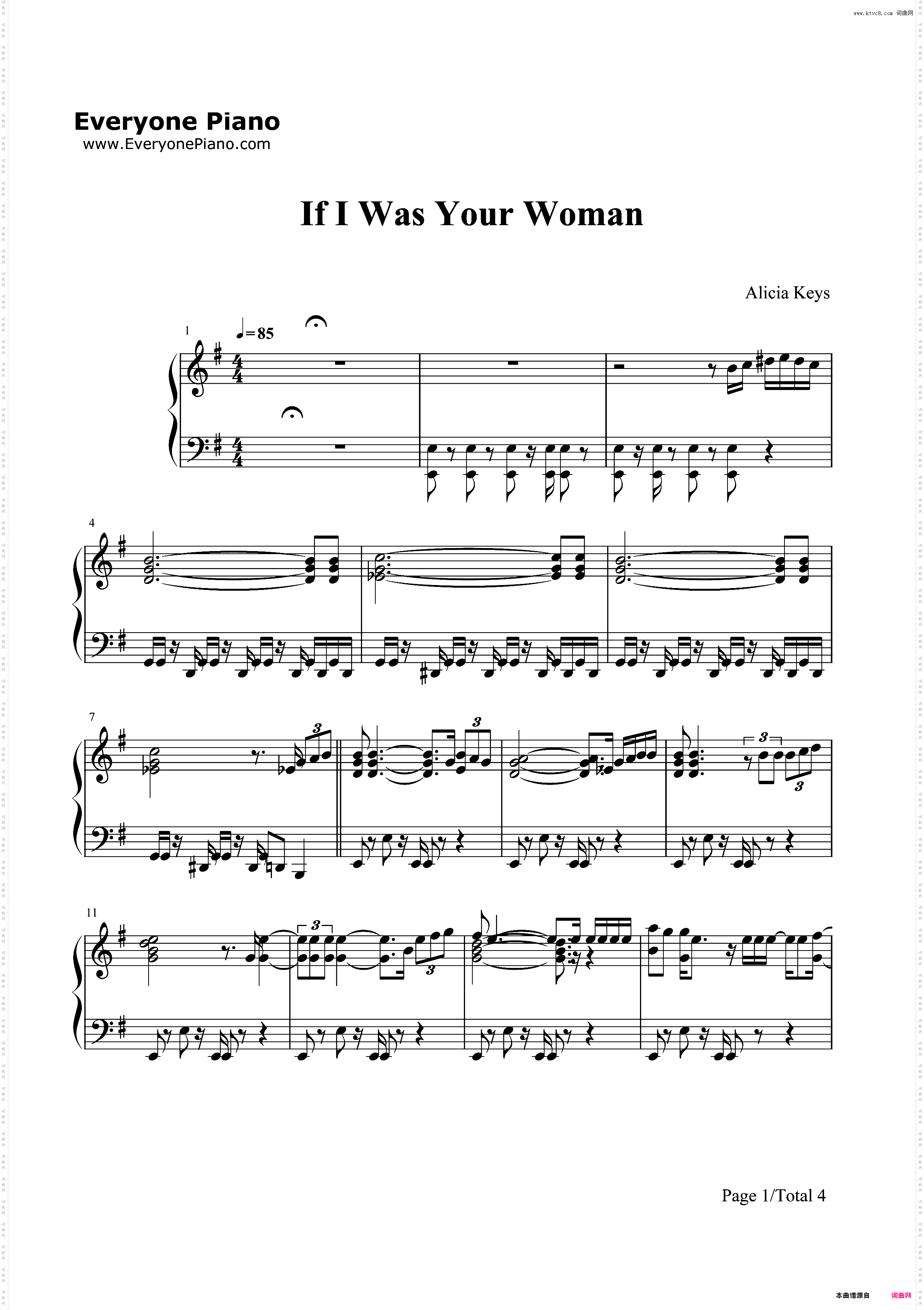 If I Was Your Woman/Walk On By-Alicia Keys