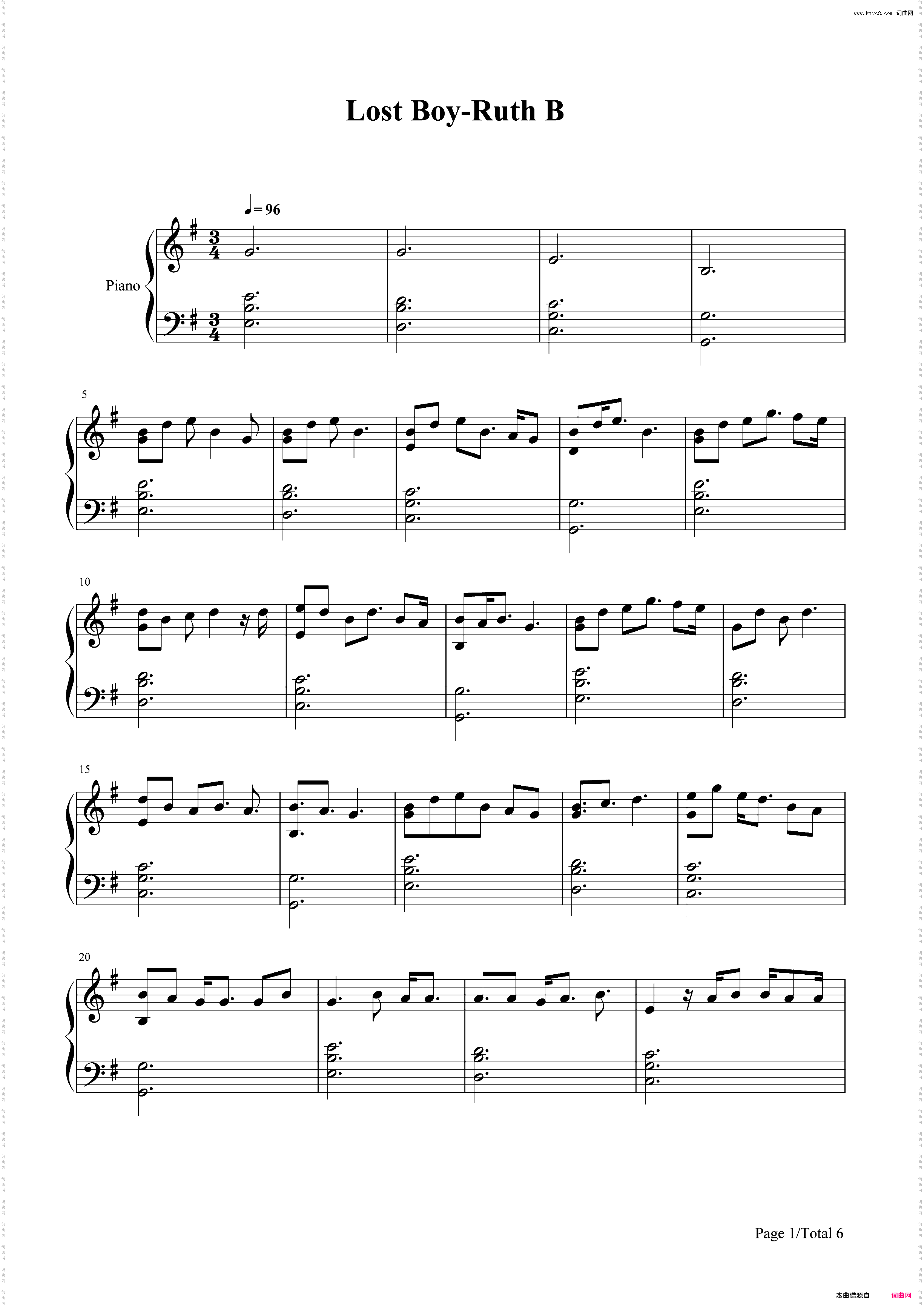 Lost Boy-Ruth B