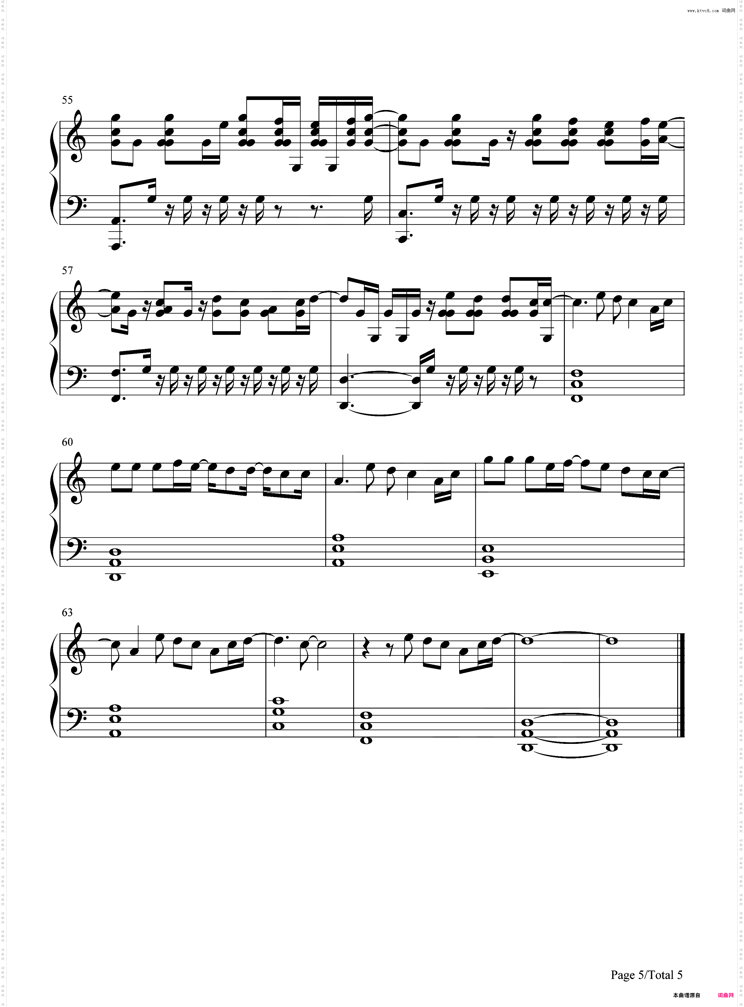 Leave Out All the Rest-暮光之城 片尾曲
