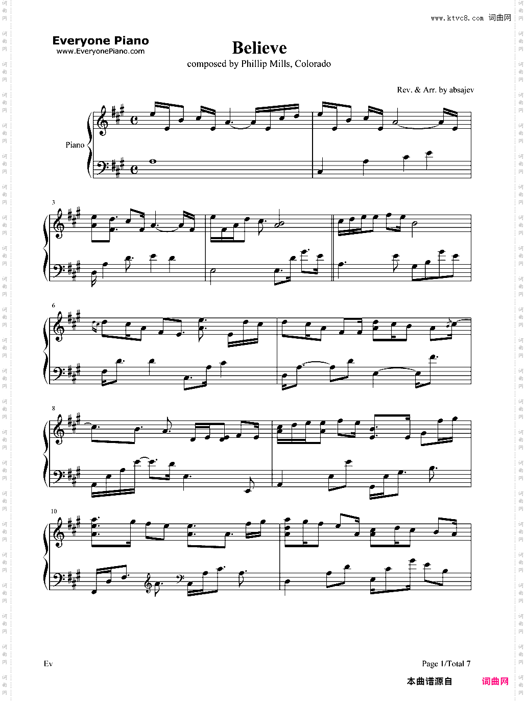 Believe-相信