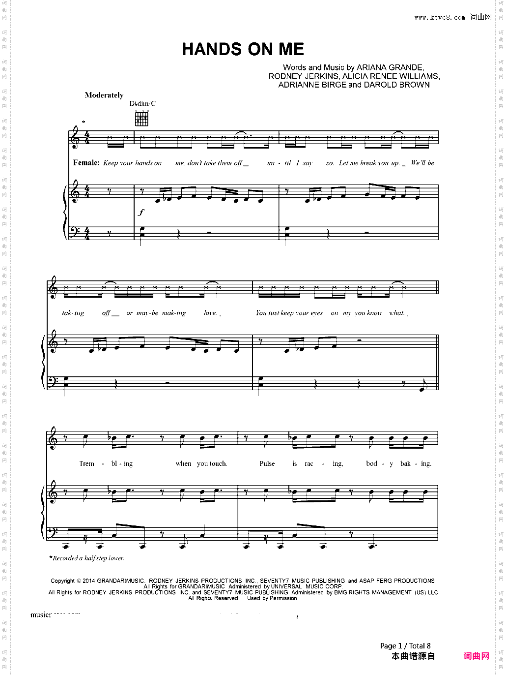 Hands on Me-Ariana Grande