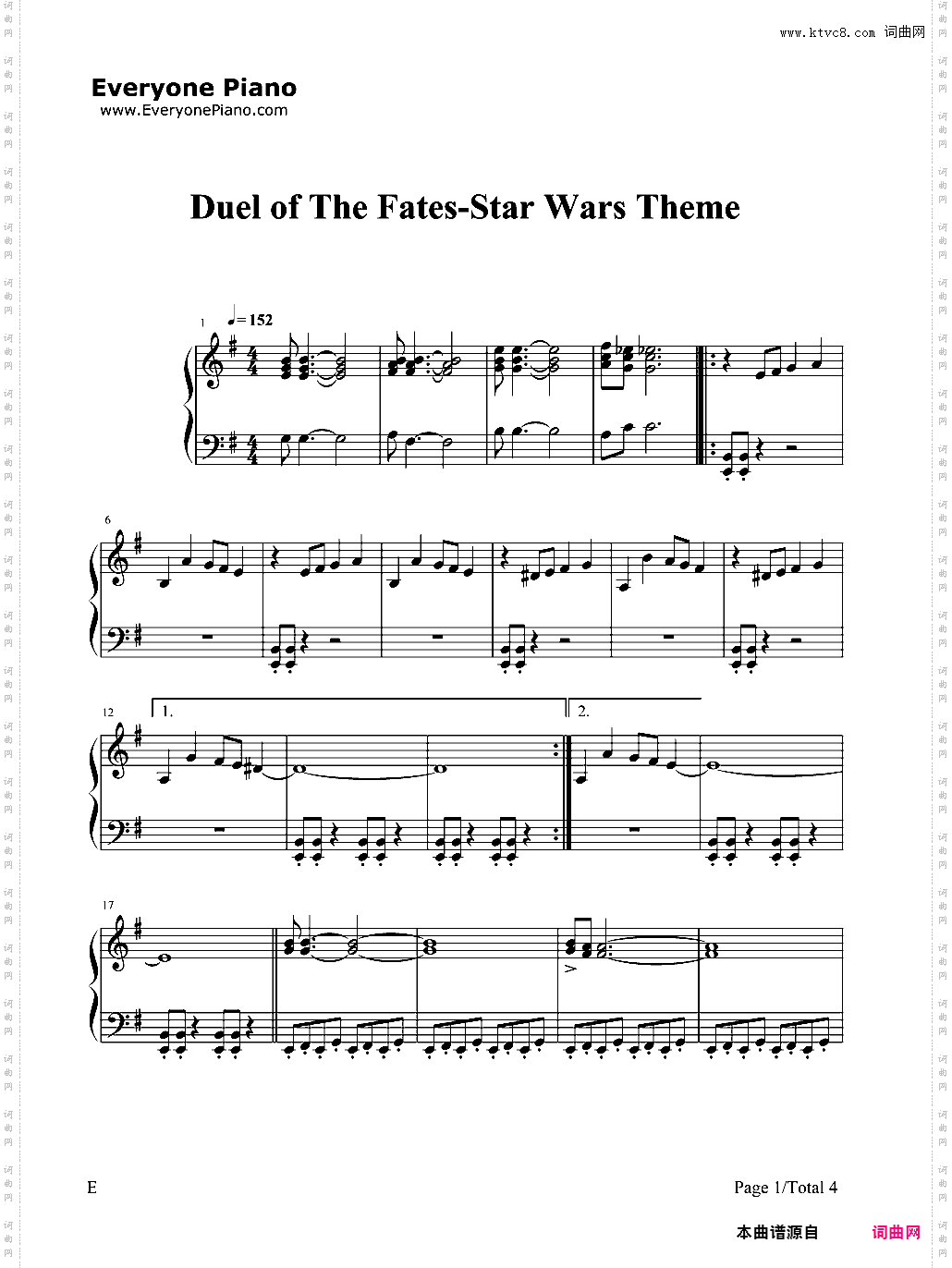 Duel of The Fates-星球大战主题曲